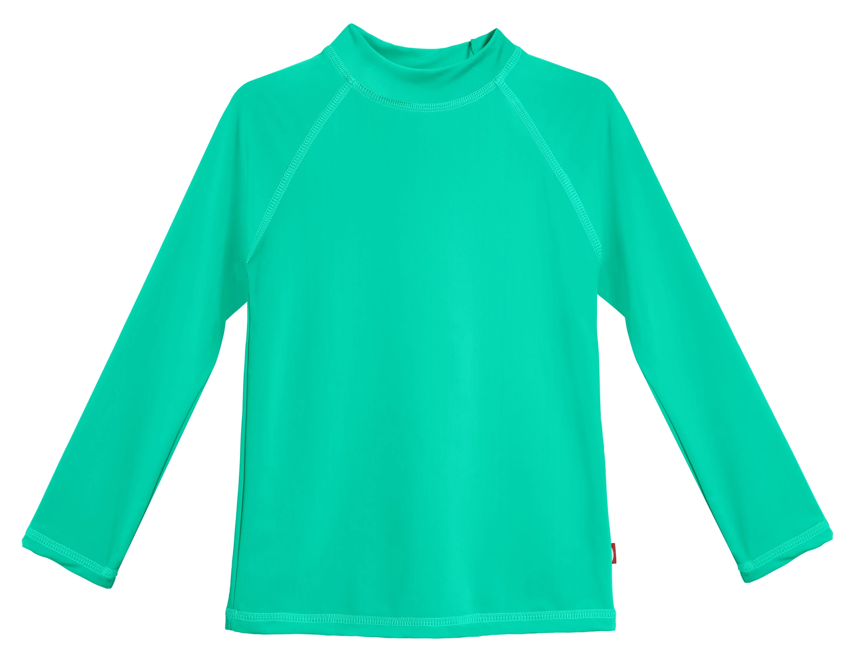 Girls UPF 50+ Long Sleeve Rashguard | Aqua - Remutear