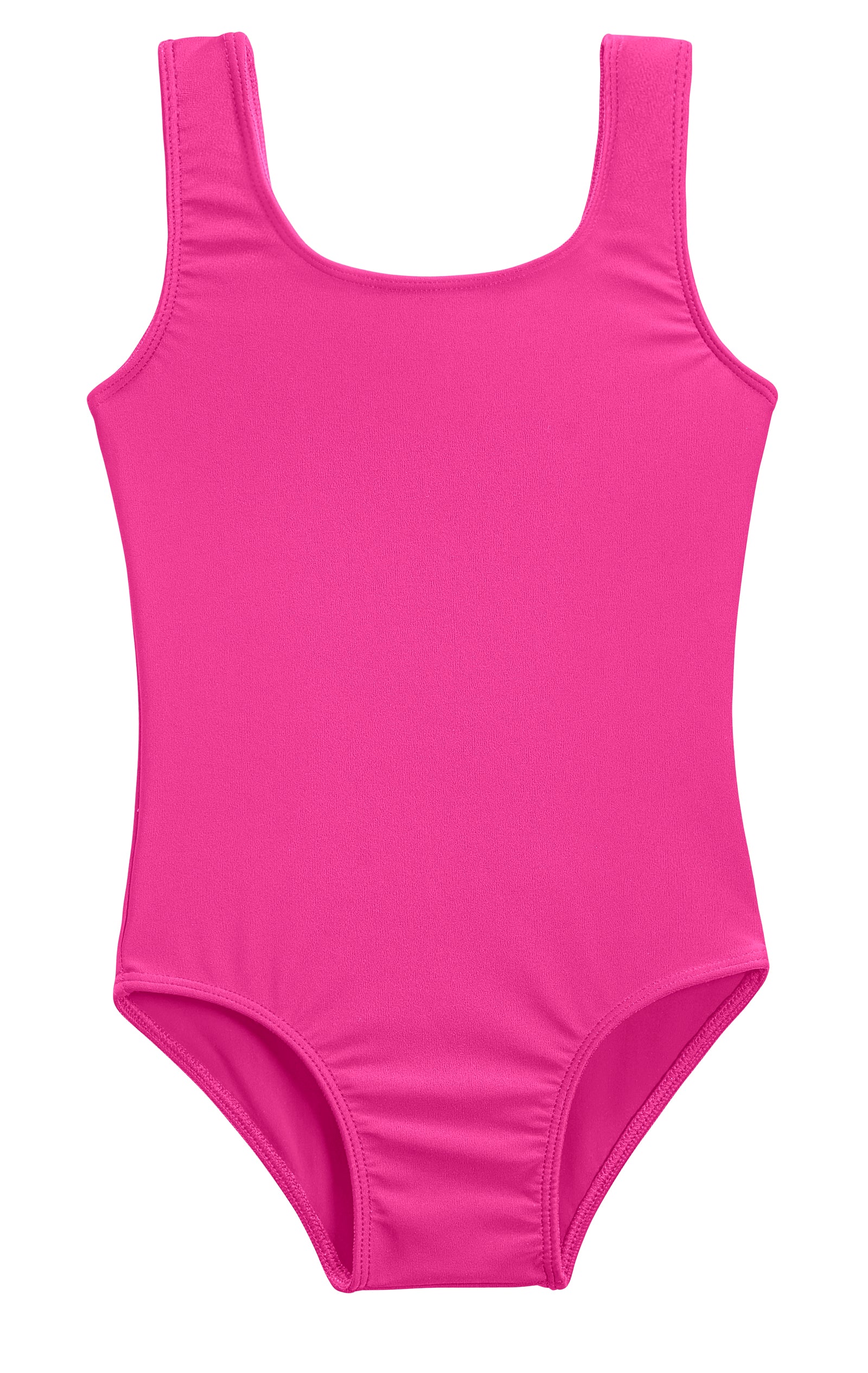 Girls UPF 50+ One Piece Swimsuit | Hot Pink - Remutear