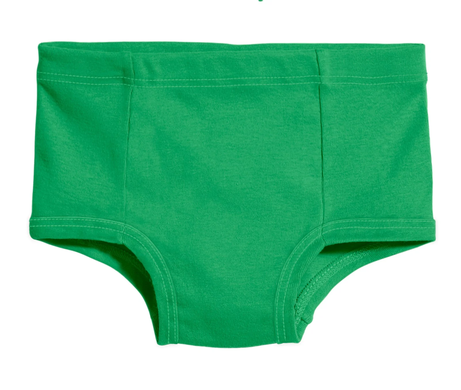 Boys and Girls Soft Cotton Simple Brief | Elf Green - Remutear