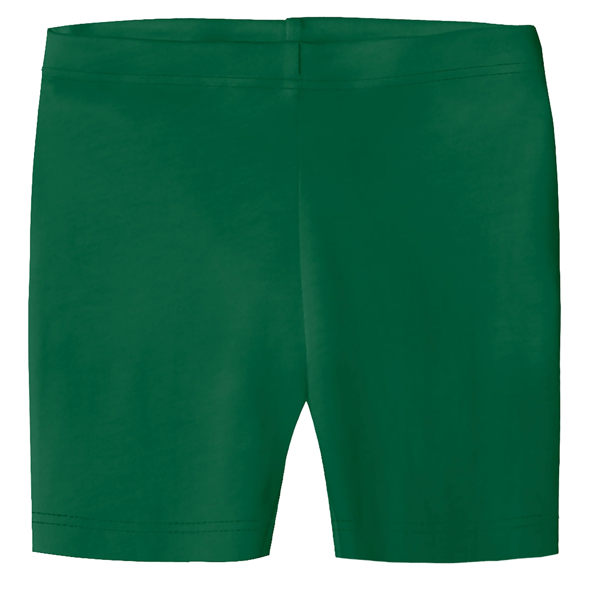 Girls Soft 100% Cotton Bike Shorts | Forest Green - Remutear