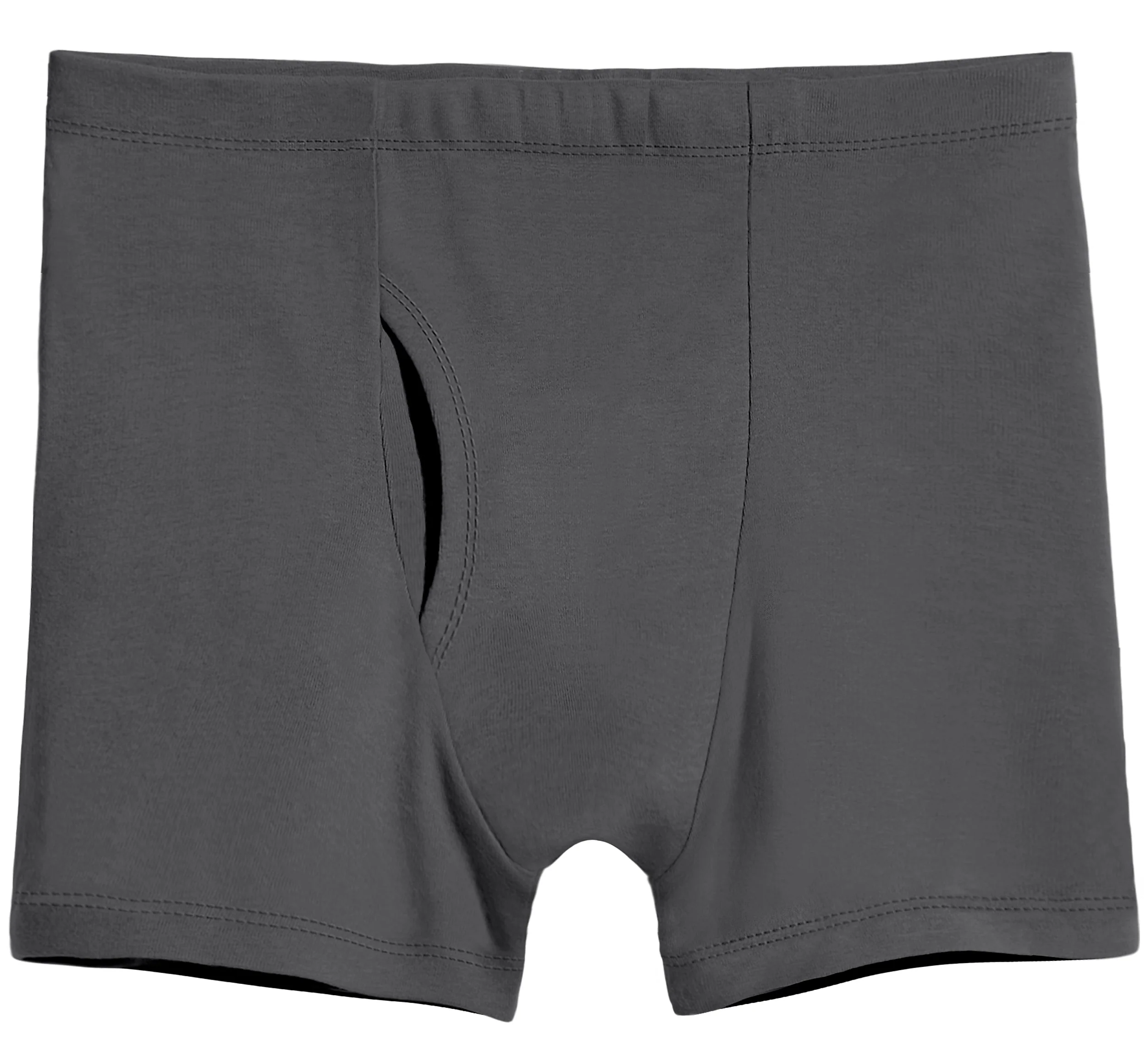 Men's Soft 100% Organic Cotton Boxer Briefs | Charcoal - Remutear
