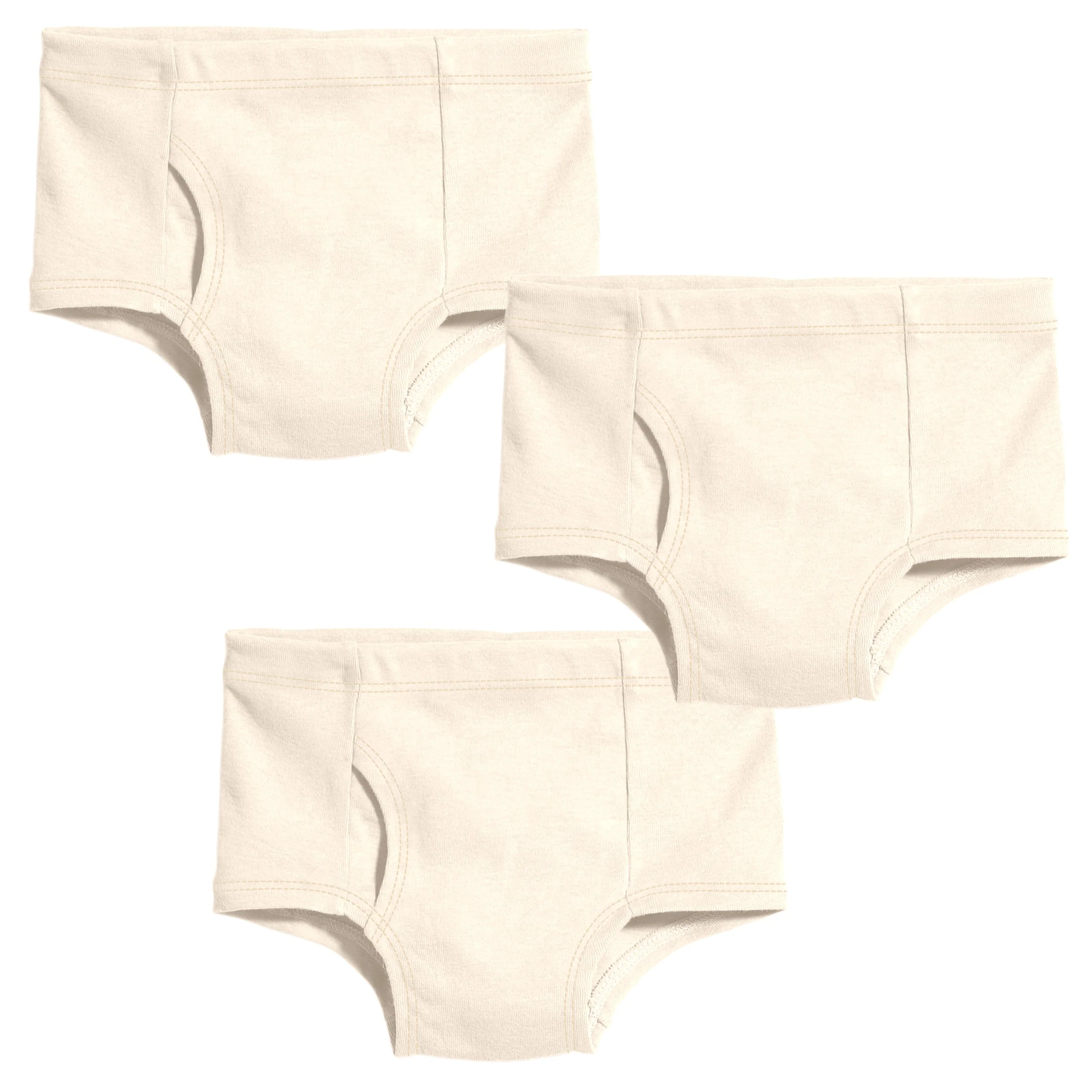 Boys Organic Cotton Brief - 3 Pack | Favorite Oatmeal - Remutear