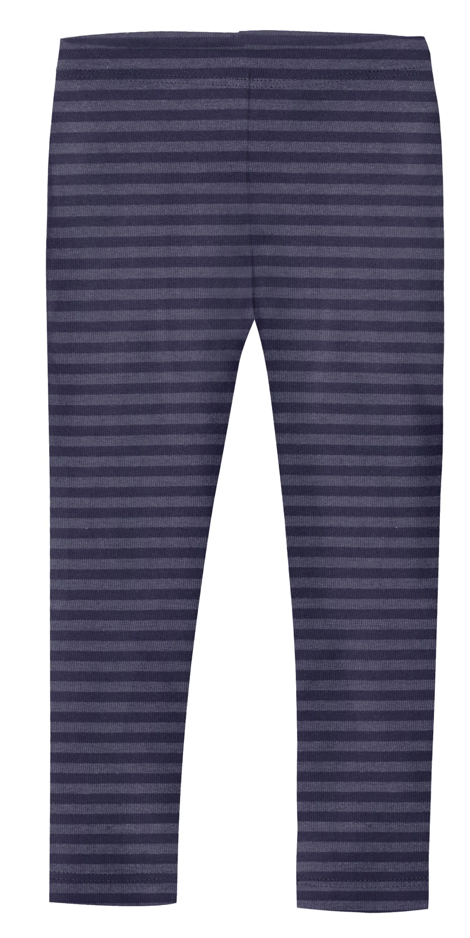 Girls Soft Stripe Leggings  | Navy - Remutear