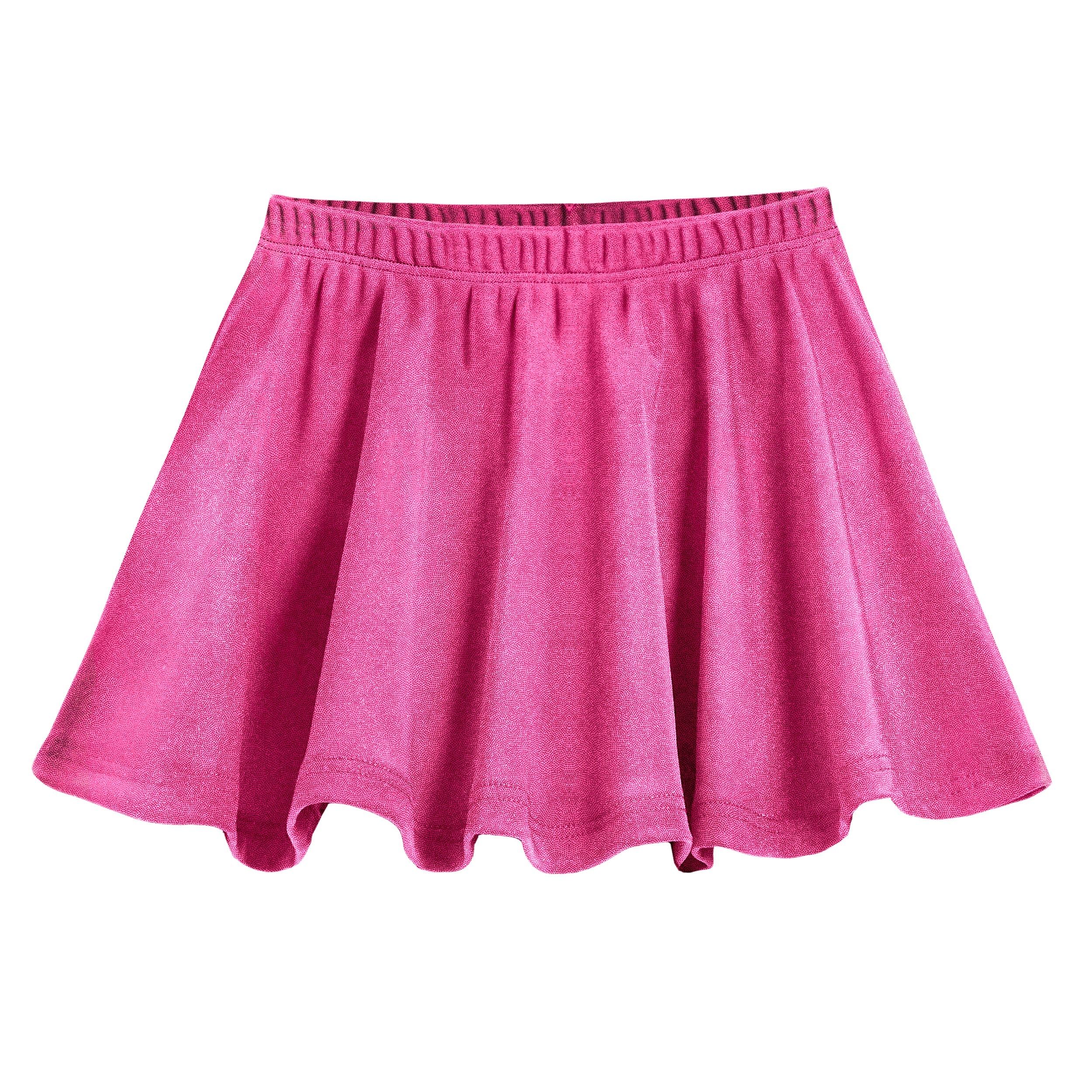 Girls Novelty Circle Skirt | Fuchsia Sparkly Shimmer - Remutear