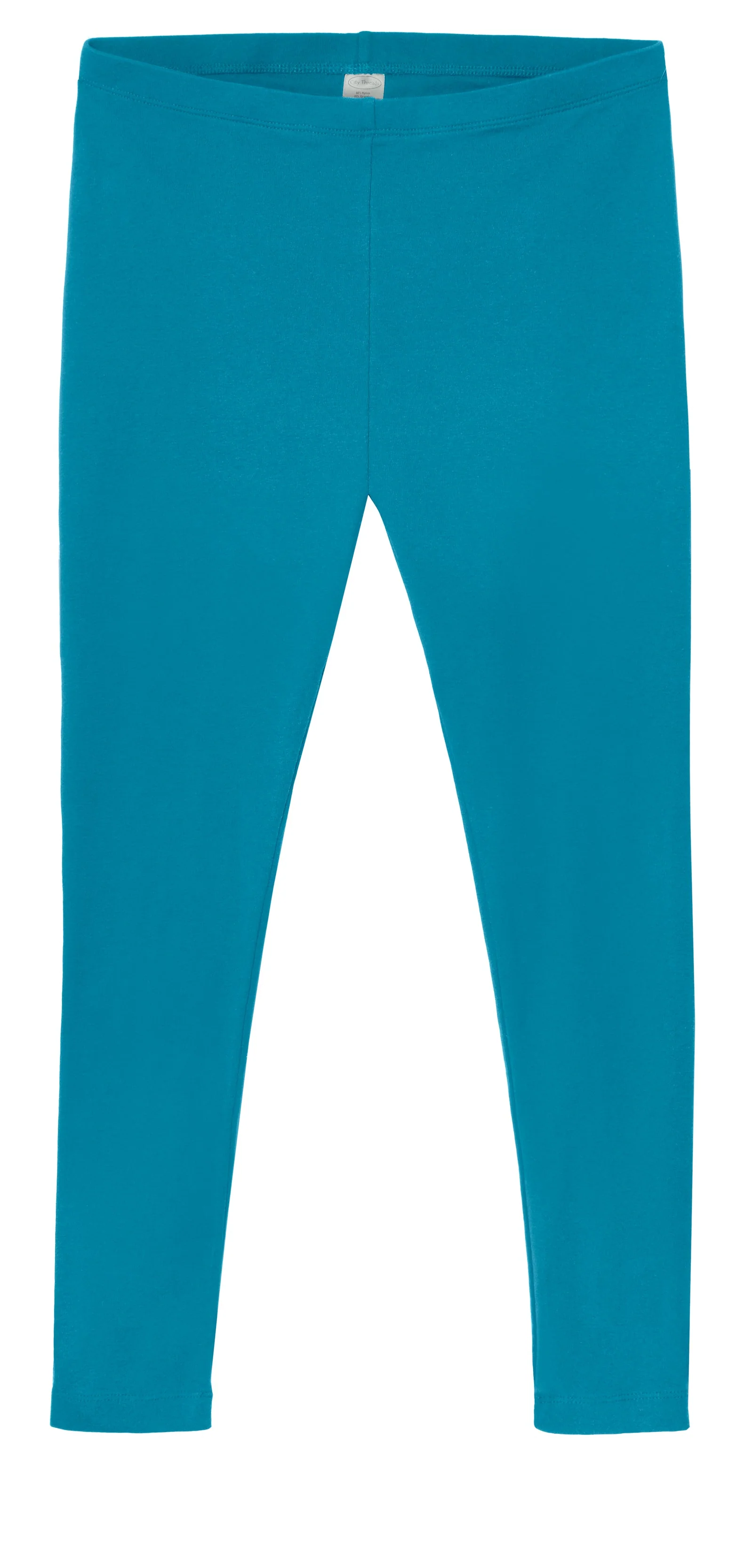 Women's Soft 100% Cotton Petite Leggings | Teal - Remutear