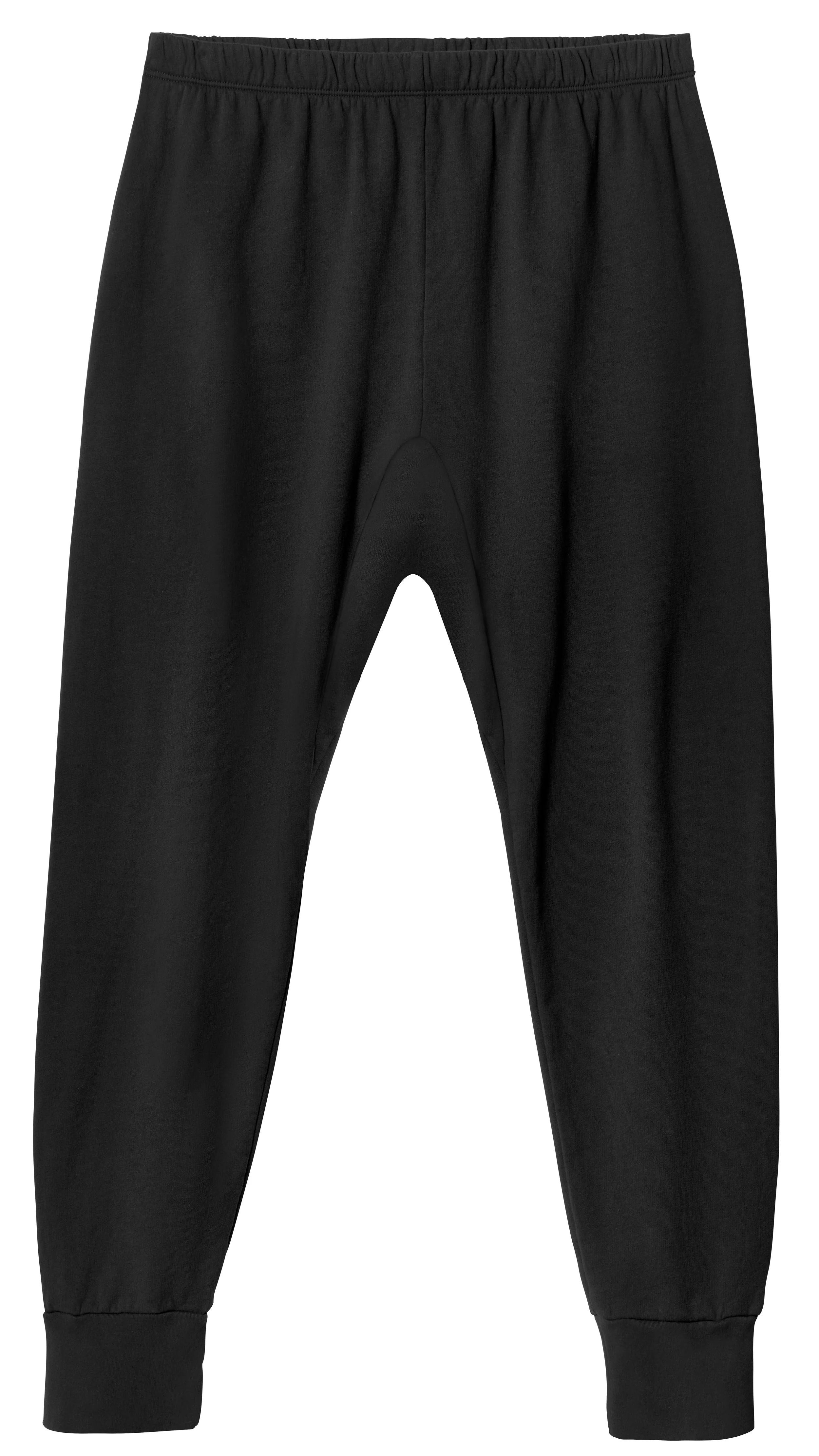 Women's Super Soft 100% Cotton Lightweight Fleece Jogger | Black - Remutear