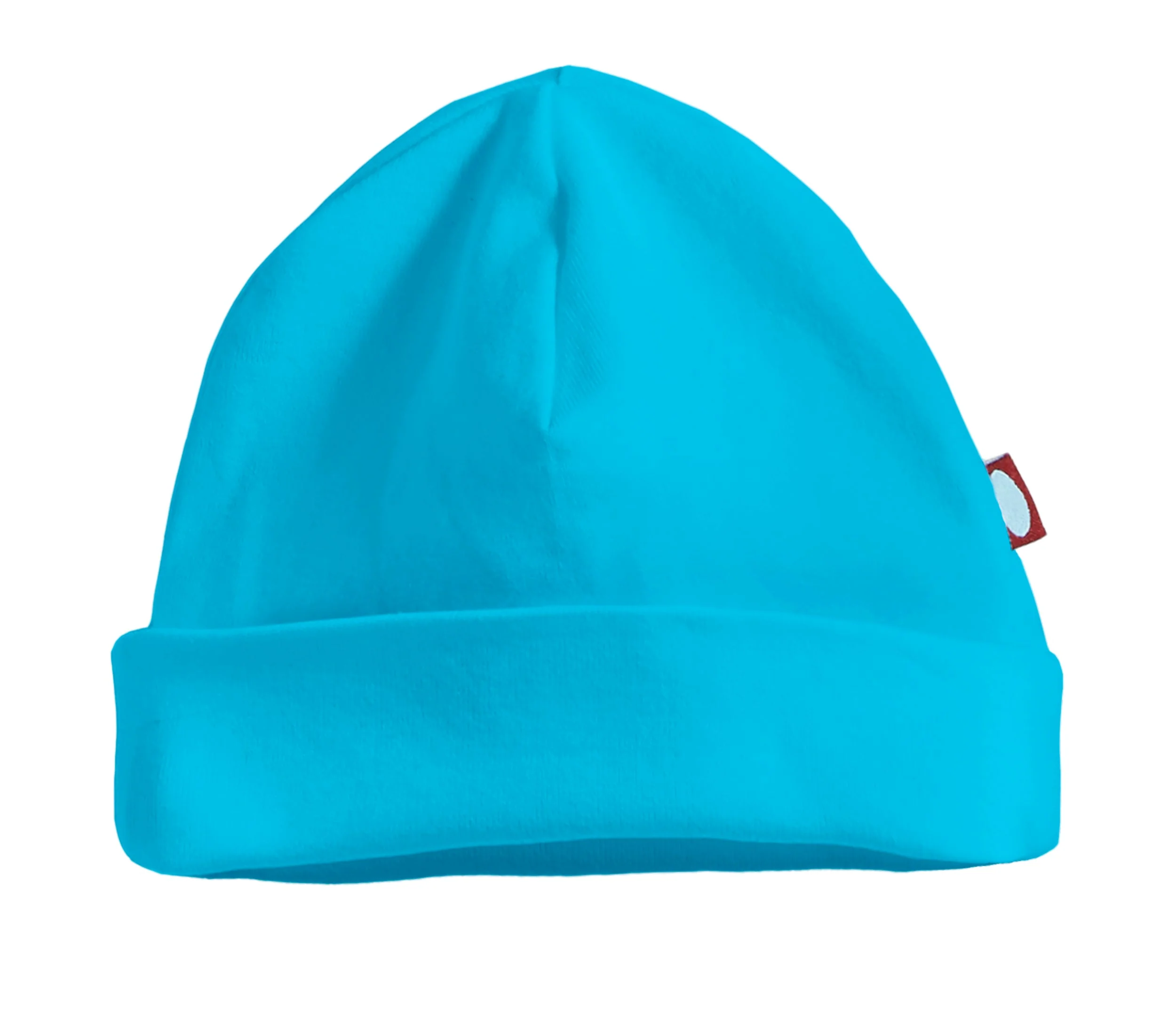 Super-Soft Organic Cotton Baby Rib Beanie Hat| Turquoise - Remutear