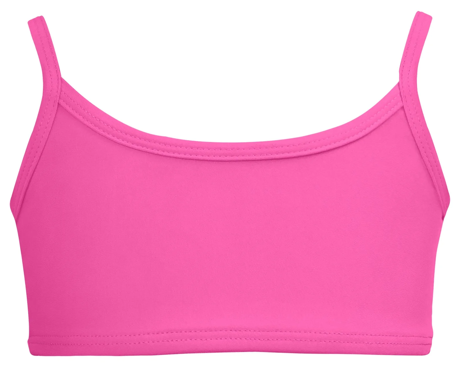 Girls UPF 50+ Bikini Swim Top  | Medium Pink - Remutear