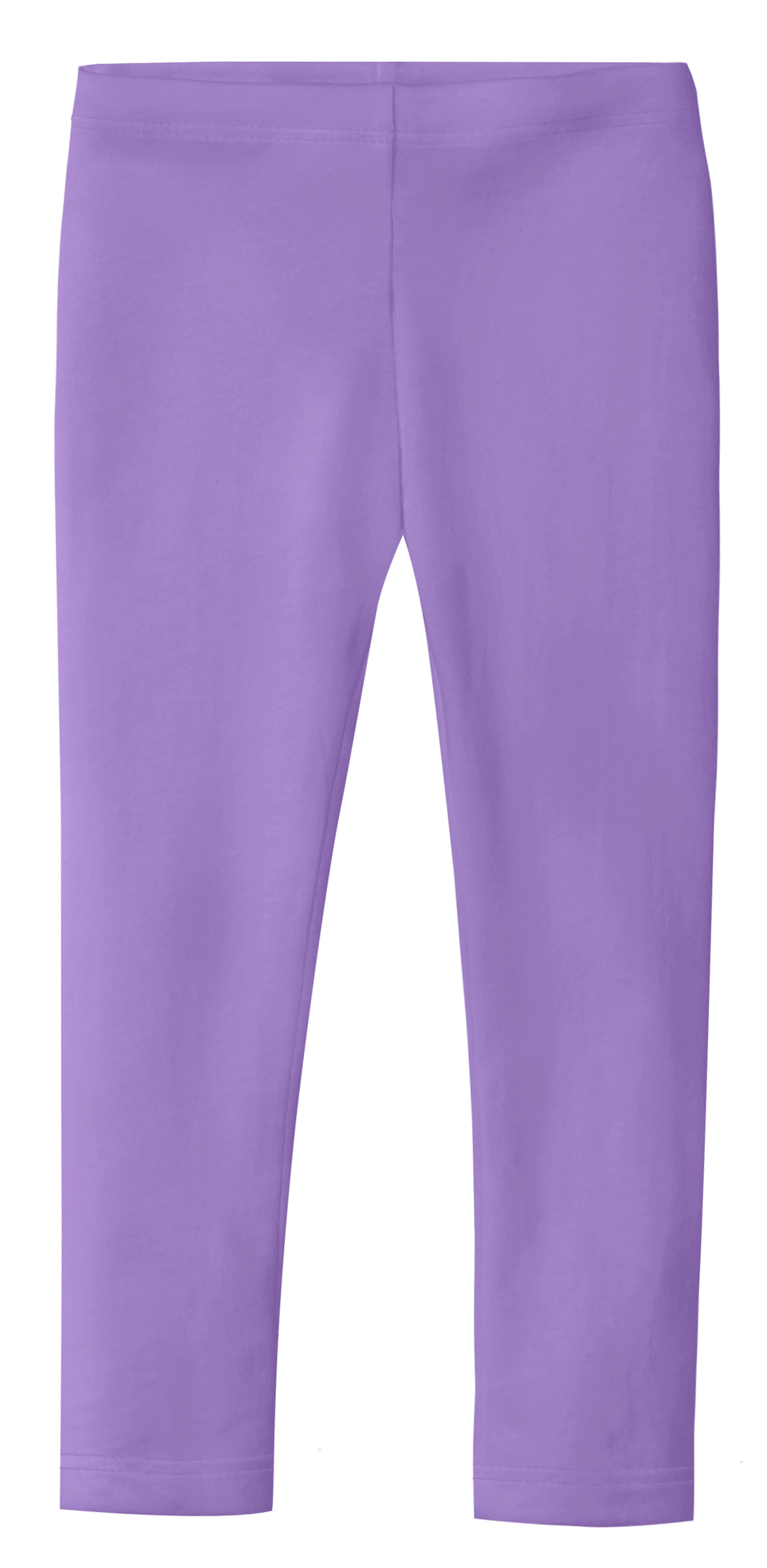Girls Soft Organic Cotton Leggings | Deep Purple - Remutear