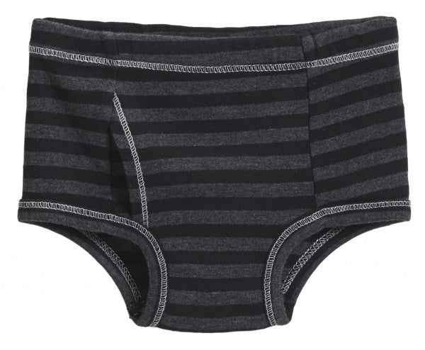Boys Striped Briefs-Seconds| Damage - Black - Remutear