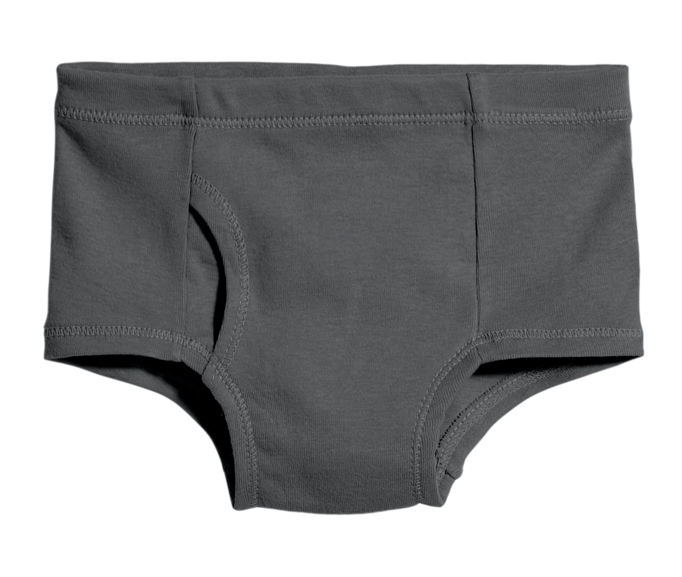 Boys Organic Cotton Brief | Charcoal - Remutear