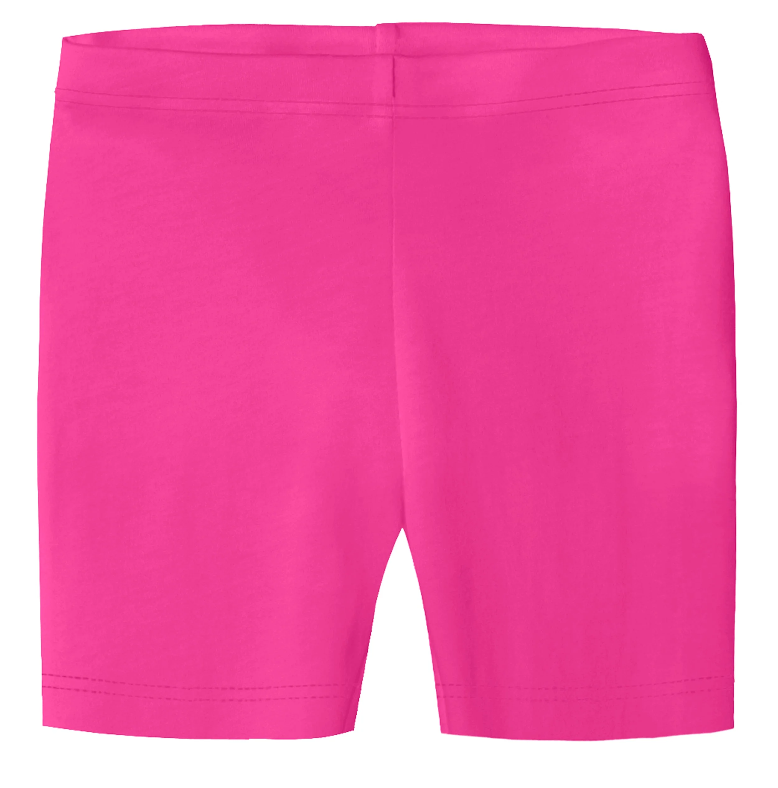Girls Soft Organic Cotton Bike Shorts | Hot Pink - Remutear