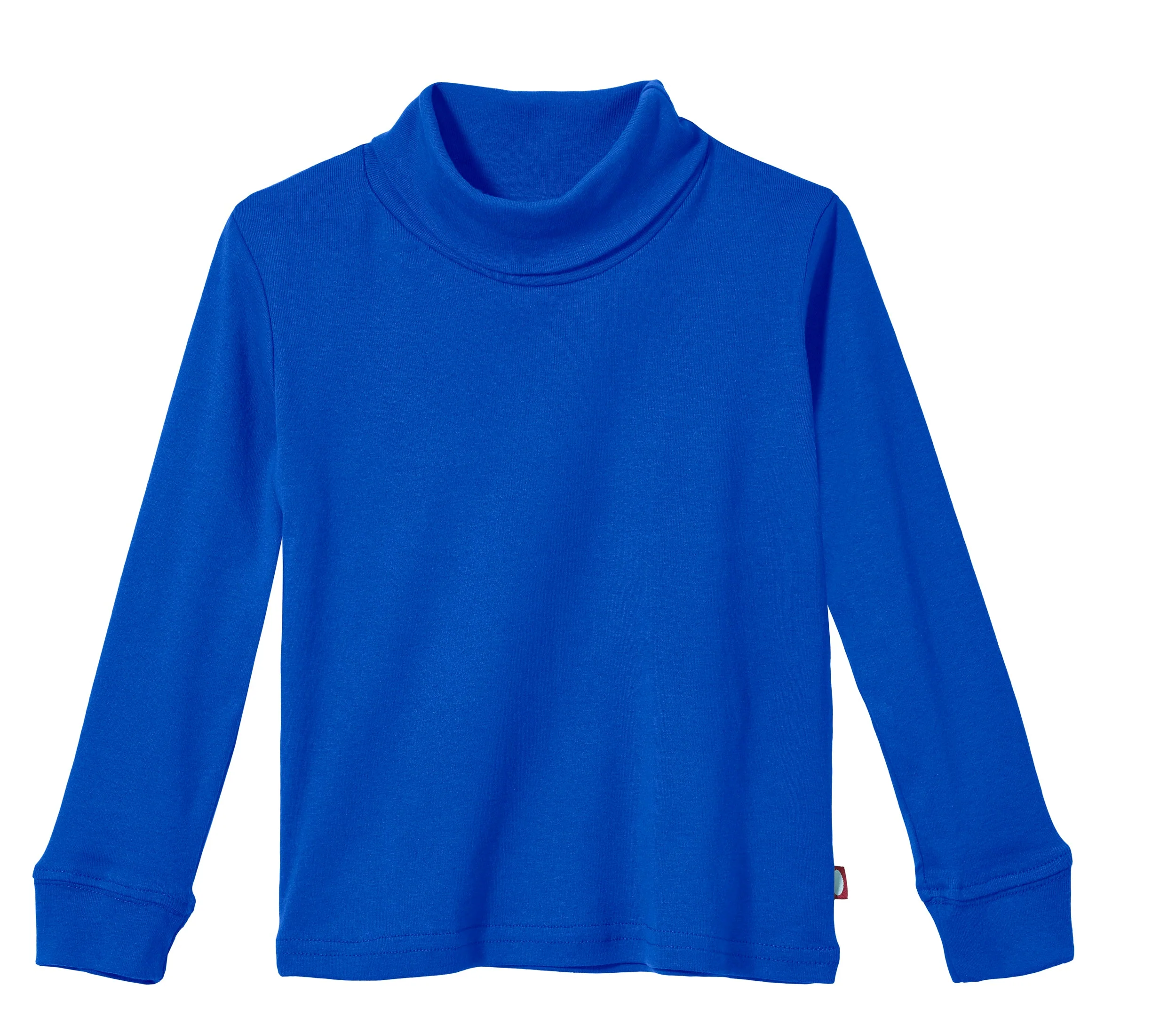 Boys and Girls Soft Cotton Turtleneck  | Crayon Blue - Remutear
