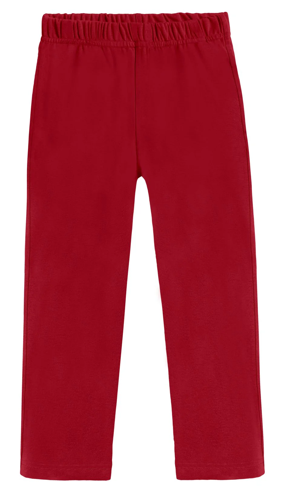 Boys Soft Cotton Athletic Pants - UPF 50+ | Red - Remutear