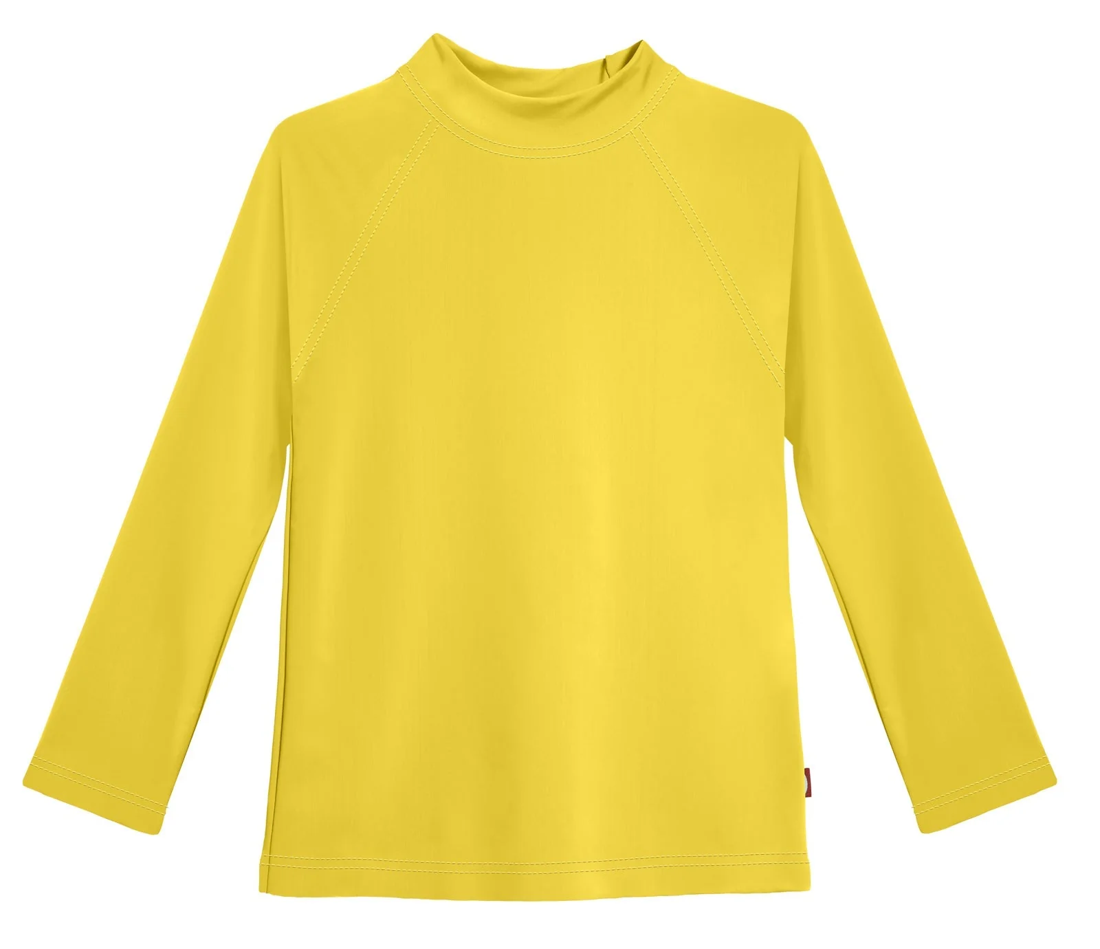 Girls Recycled Nylon UPF 50+ Long Sleeve Rashguard | Yellow - Remutear