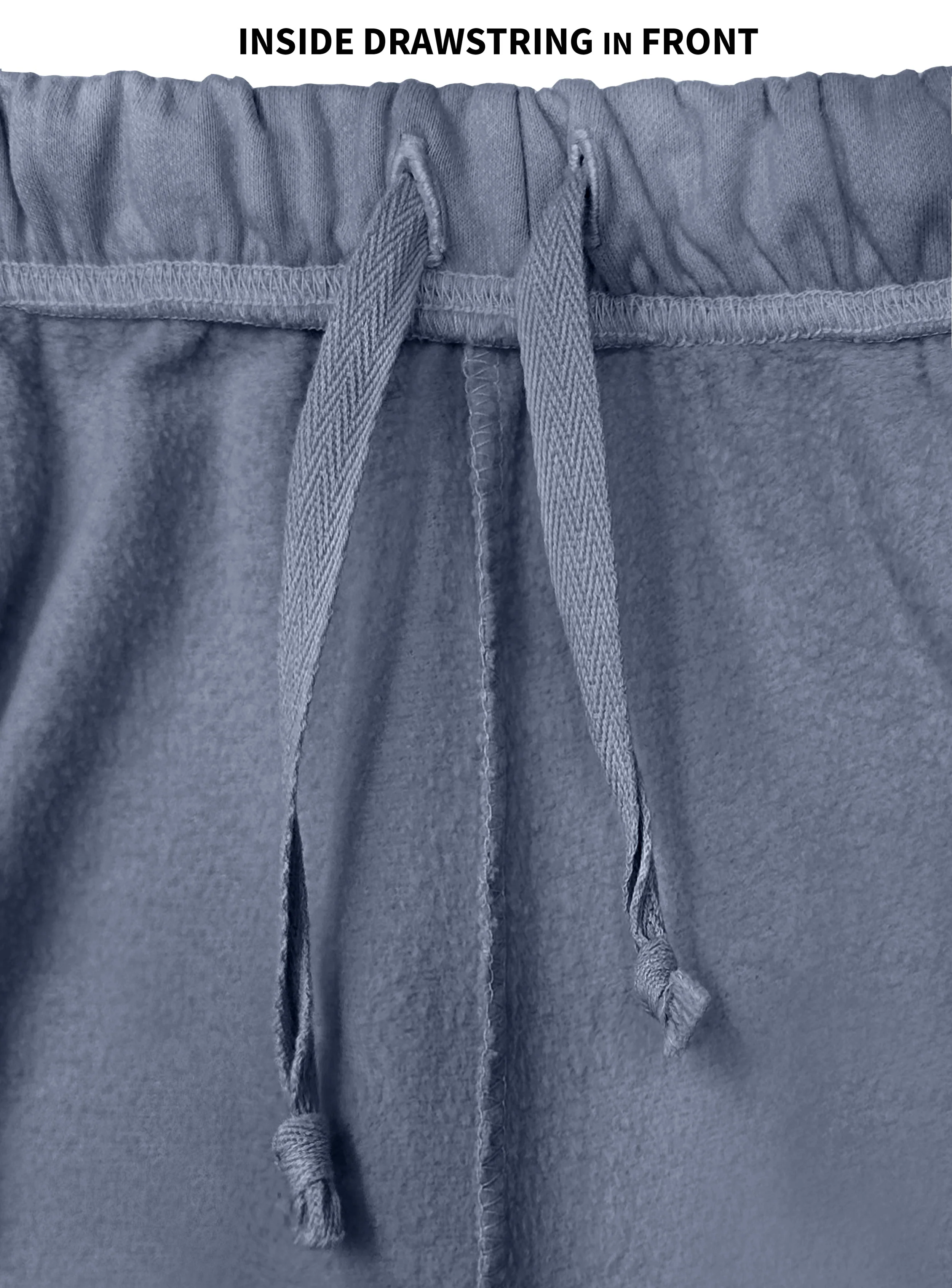 The Softest Men's 100% Cotton Fleece Athletic Short | Concrete - Remutear