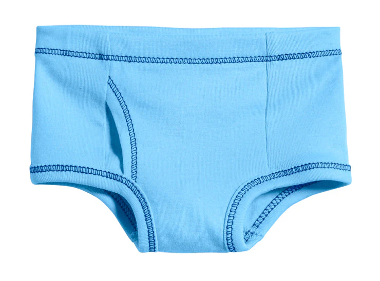 Boys Soft-Cotton Briefs | Bright Light Blue - Remutear