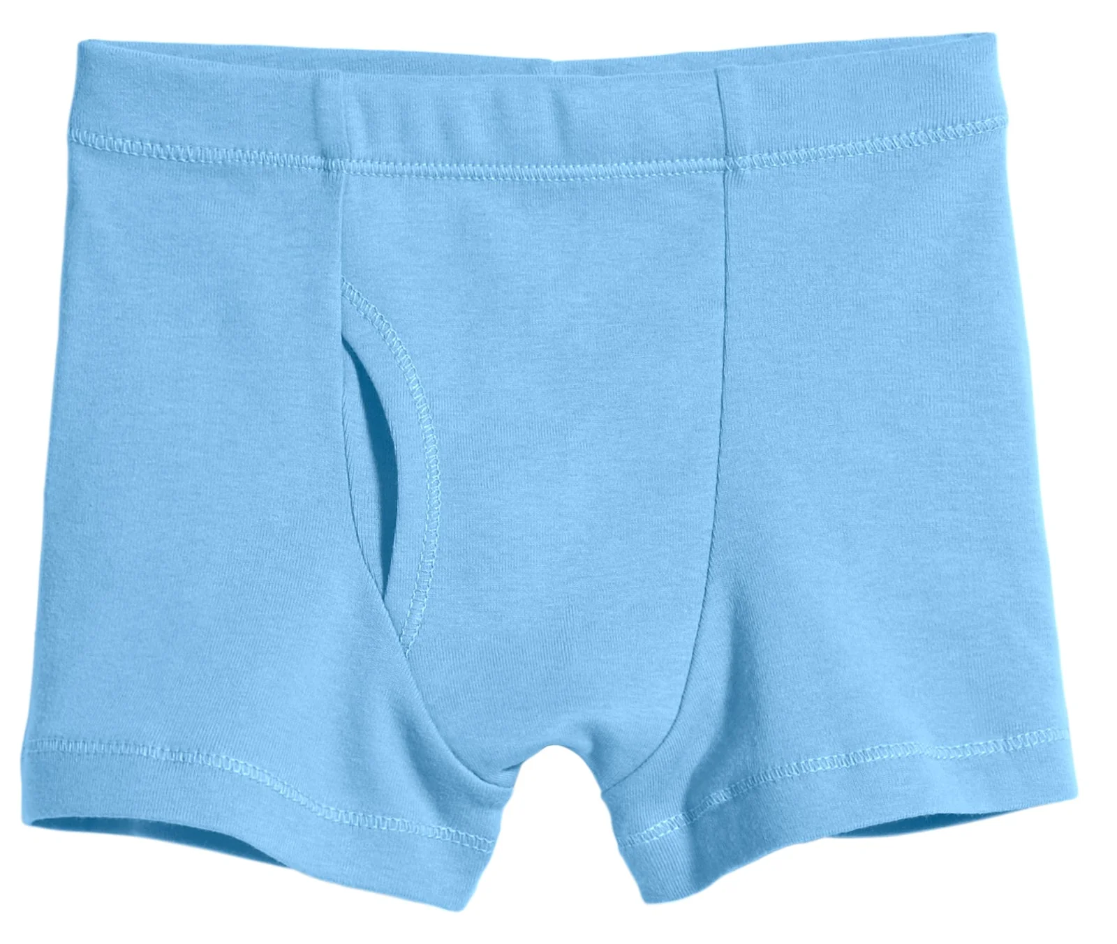 Boys Organic Cotton Boxer Brief | Bright Light Blue - Remutear