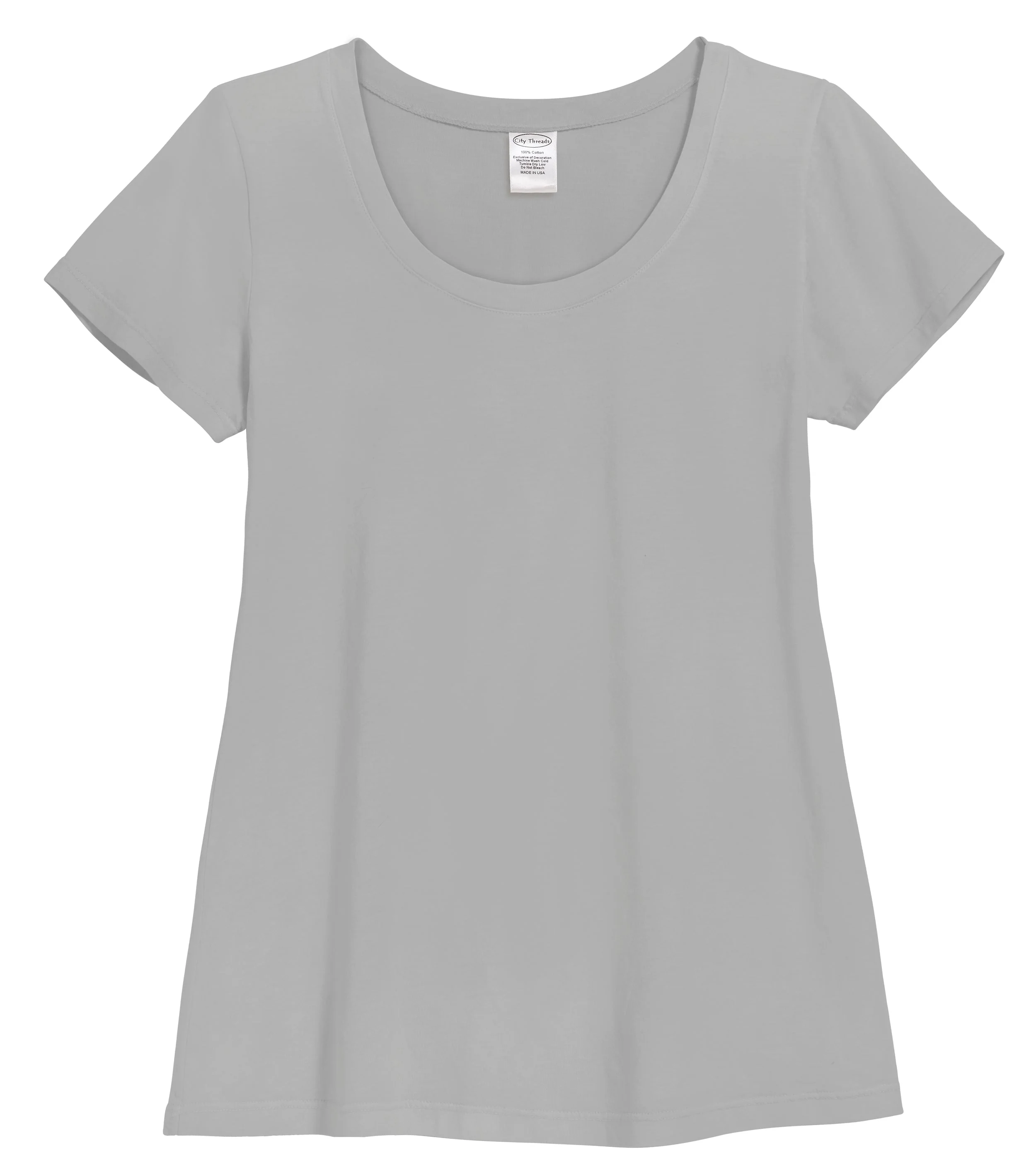 Women's Soft Supima Cotton Short Sleeve Everyday Comfy Crew Tee | Road - Remutear