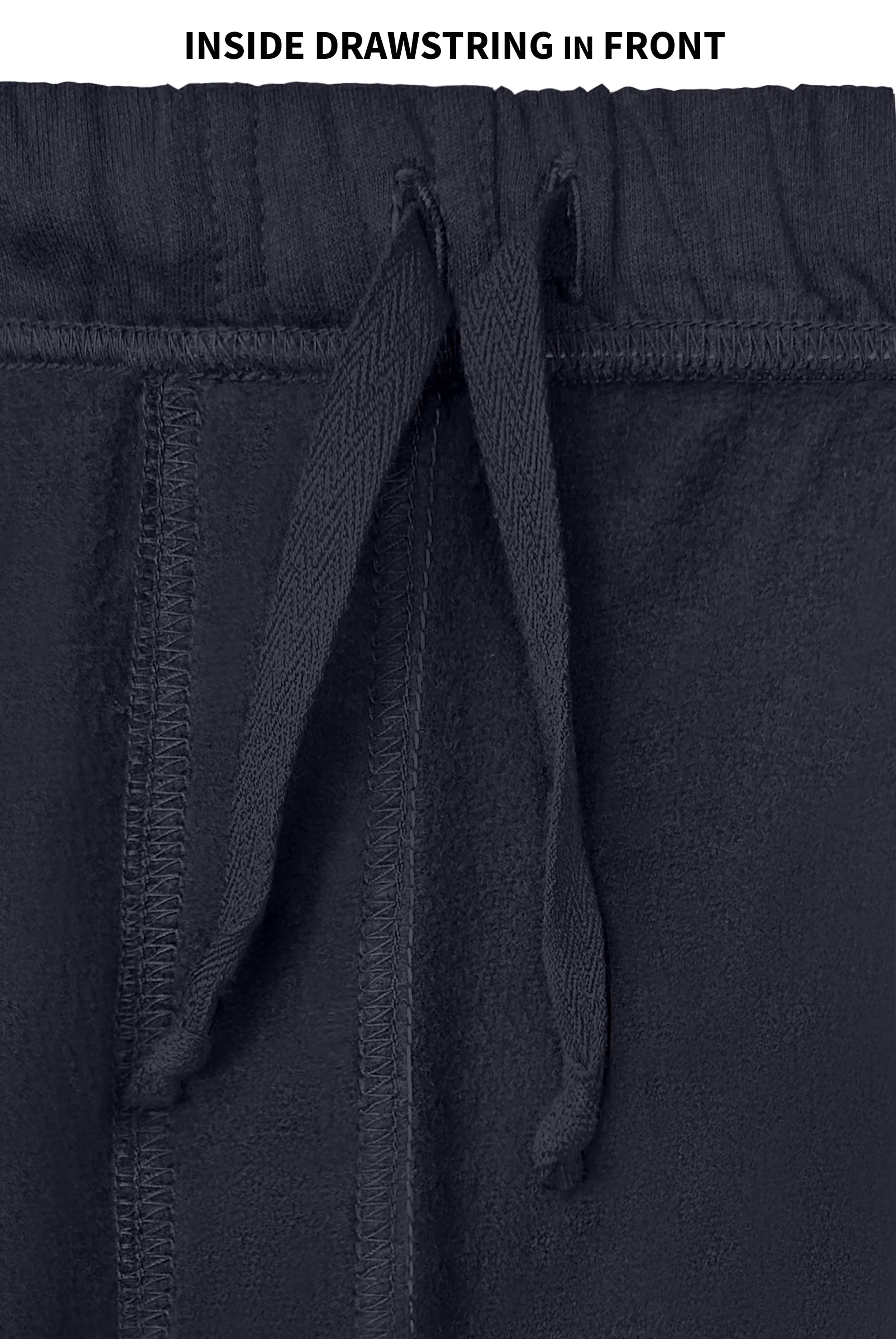 The Softest Mens Cotton Fleece Pant | Dark Navy - Remutear
