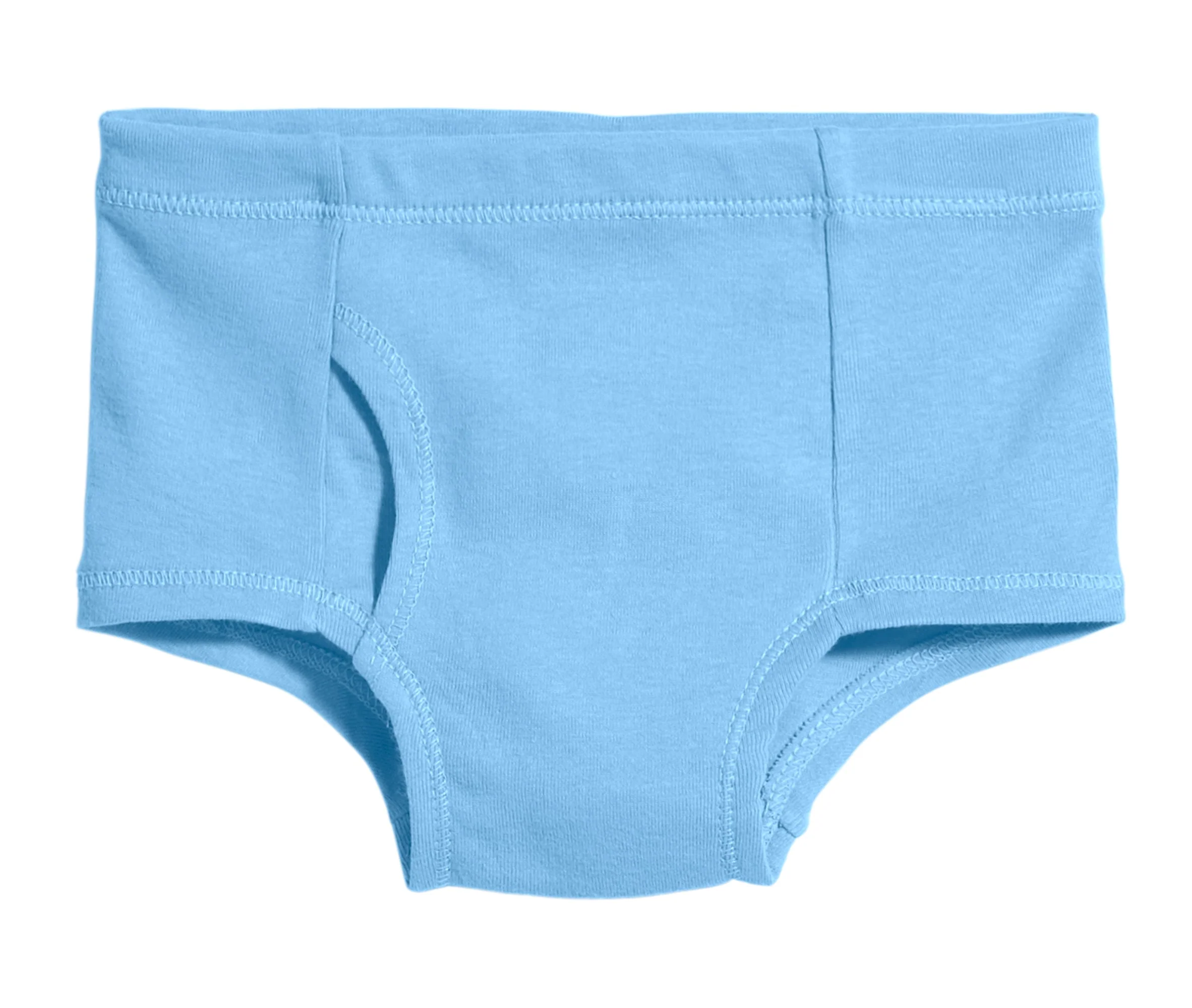 Organic Cotton Boys Briefs Seconds | Damage Bright Light Blue - Remutear