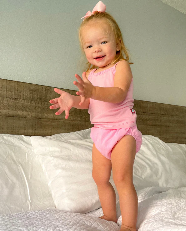 Boys and Girls Soft Cotton Diaper Cover  | Pink - Remutear