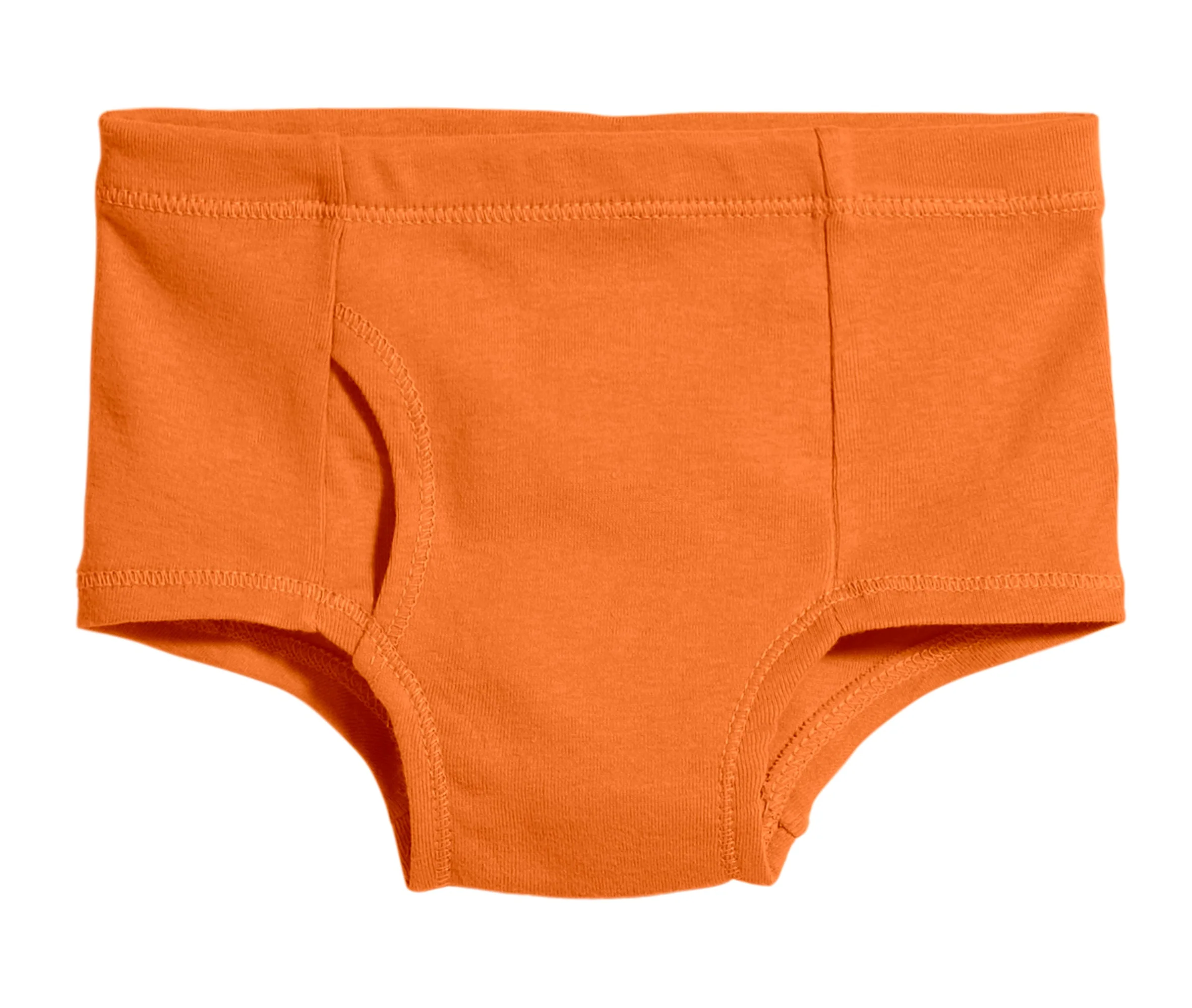 Boys Organic Cotton Brief | Orange - Remutear