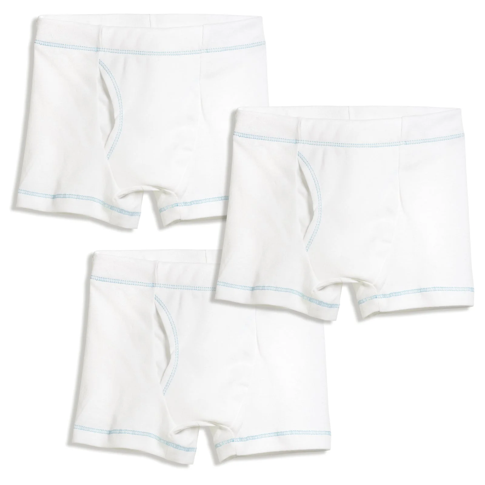 Boys Soft Cotton Boxer Brief 3-Pack | Favorite White - Remutear