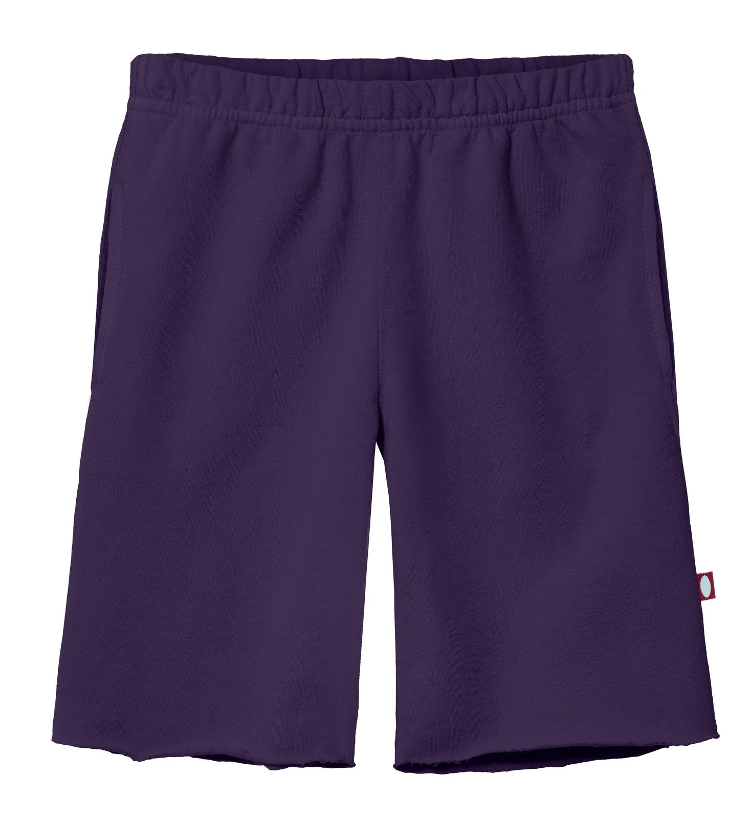 Boys Amazingly Soft Cotton Lightweight Fleece Shorts | Purple - Remutear