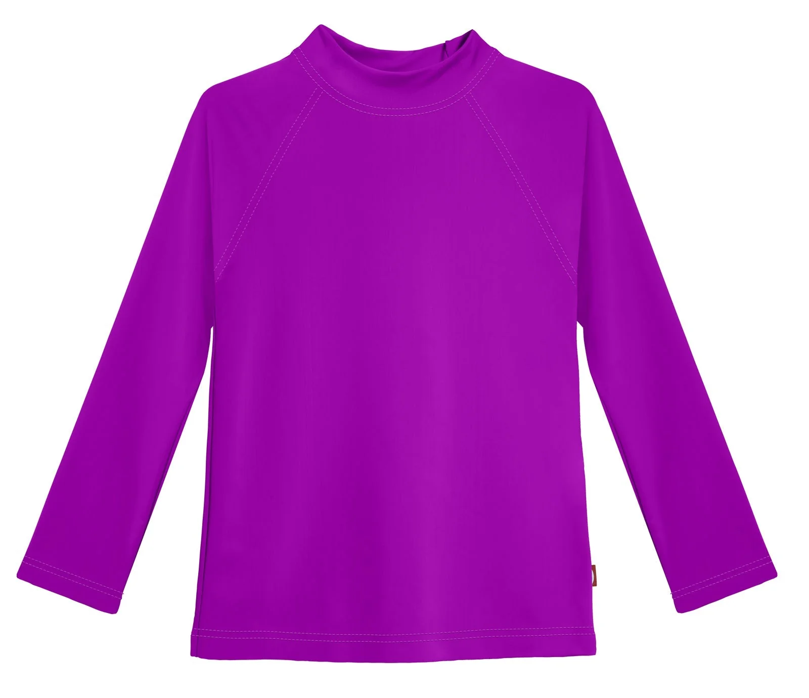 Girls Recycled Nylon UPF 50+ Long Sleeve Rashguard | Fuchsia - Remutear