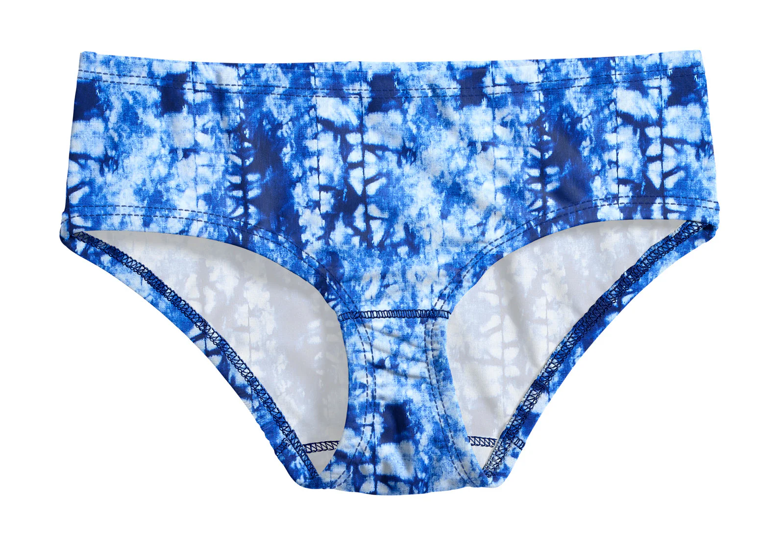 Girls UPF 50+ Printed Swim Briefs  | Water Cascade - Remutear