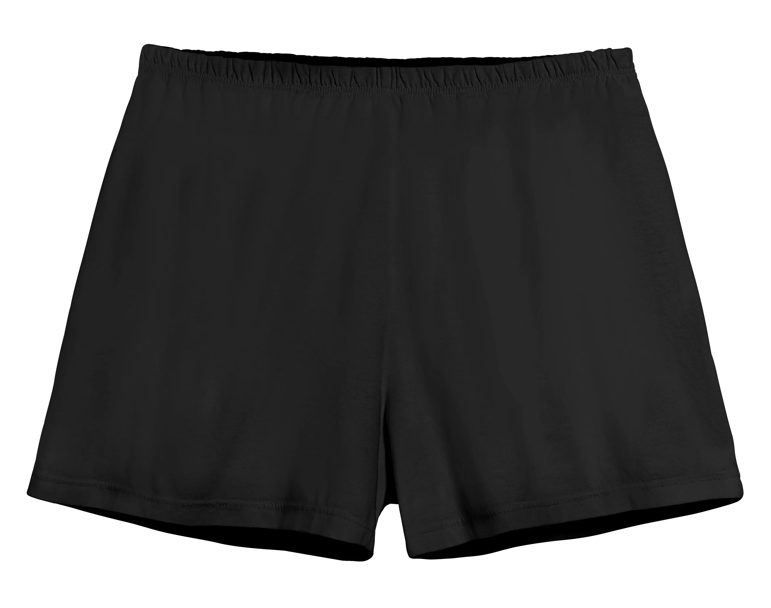 Women's Soft Cotton Comfy Knit Lounge Shorts | Black - Remutear