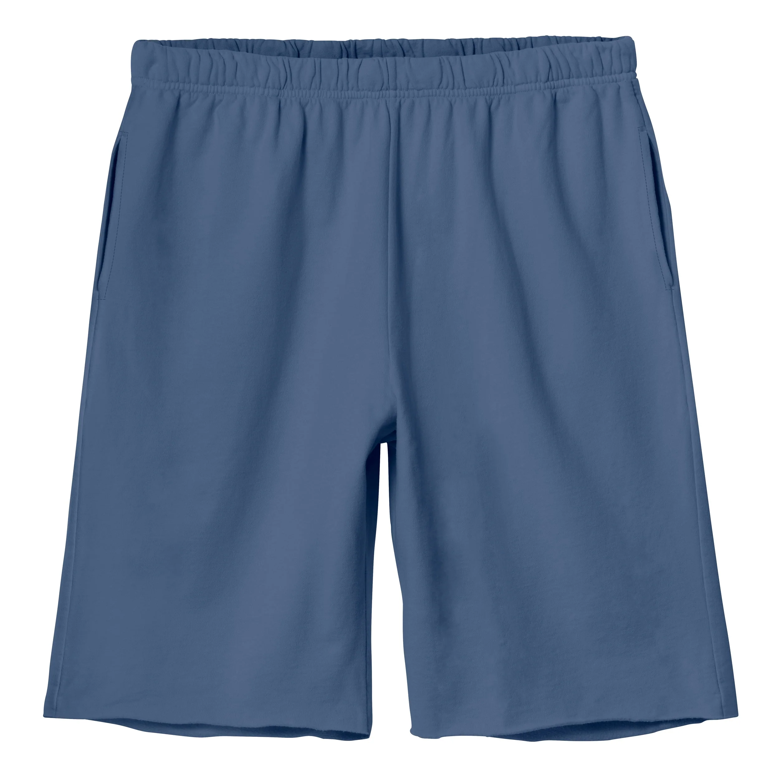 The Softest Men's 100% Cotton Fleece Athletic Short | Denim Blue - Remutear