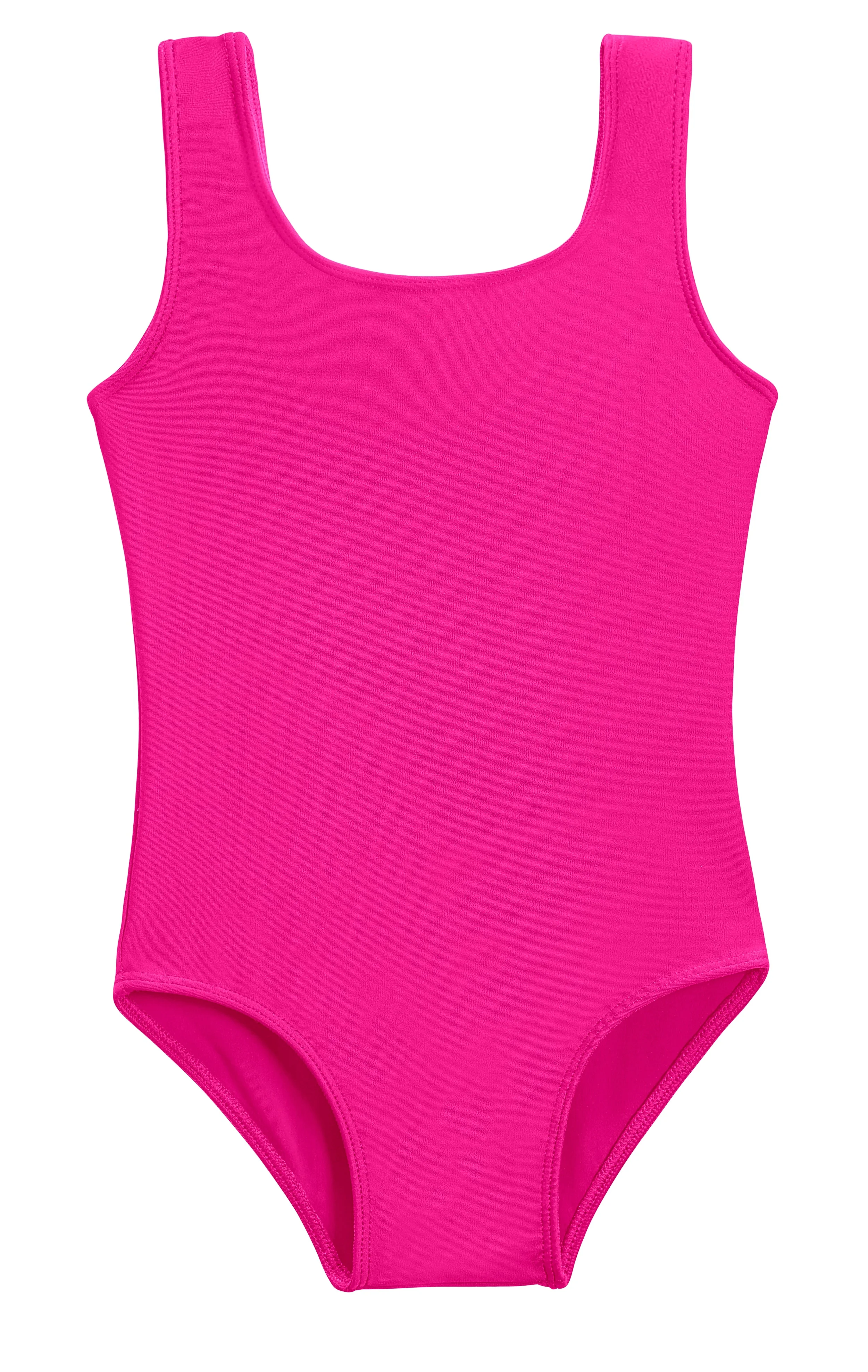 Girls Recycled Nylon UPF 50+ One Piece Swimsuit | Hot Pink - Remutear