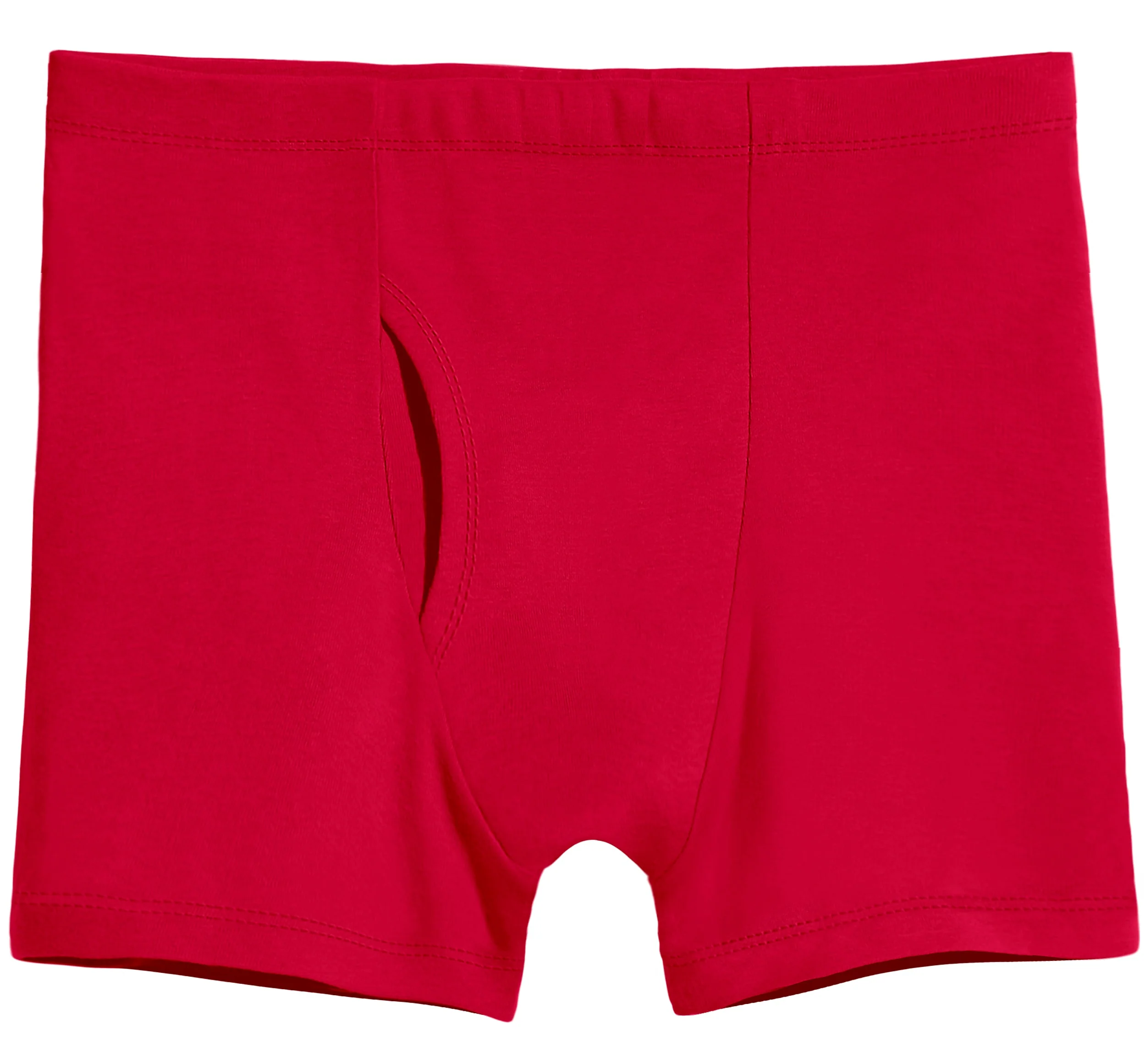 Men's Soft 100% Organic Cotton Boxer Briefs | Red - Remutear