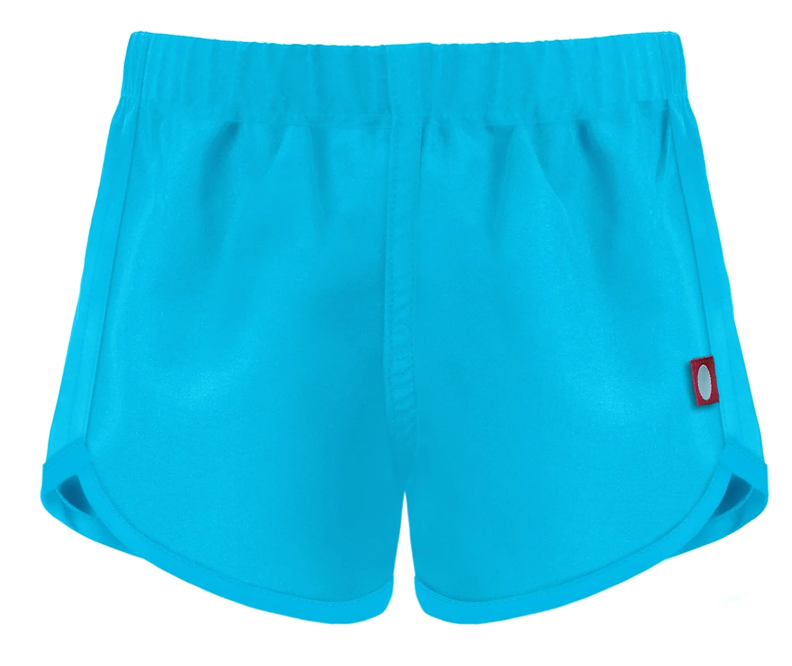 Girls UPF 50+ Swim/Camp Board Short | Turquoise w. Matching Trim - Remutear
