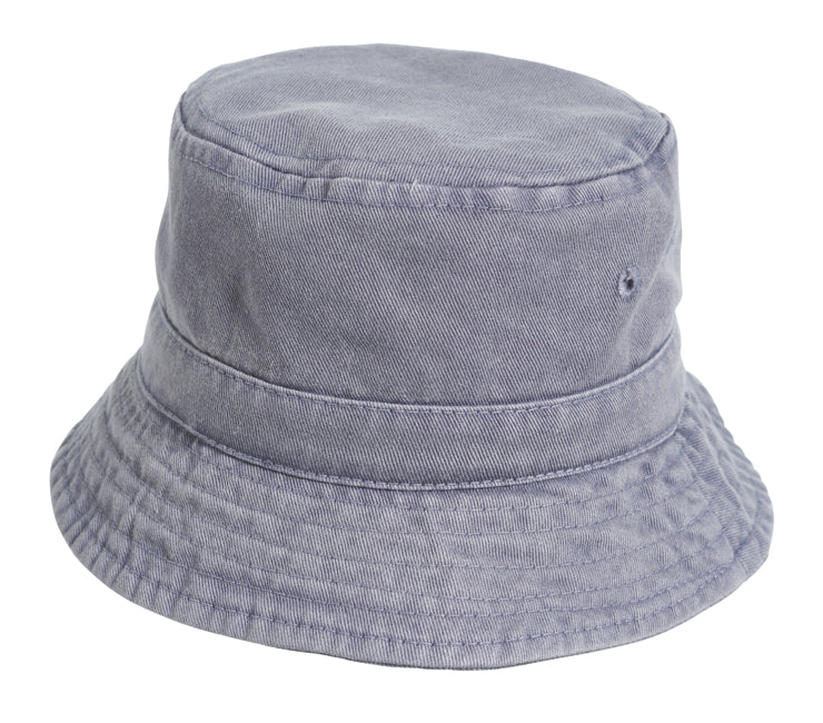 Boys and Girls 100% Cotton Twill UPF 50+ Wharf Hat | Carbon Grey (Dyed & Finished in USA*) - Remutear