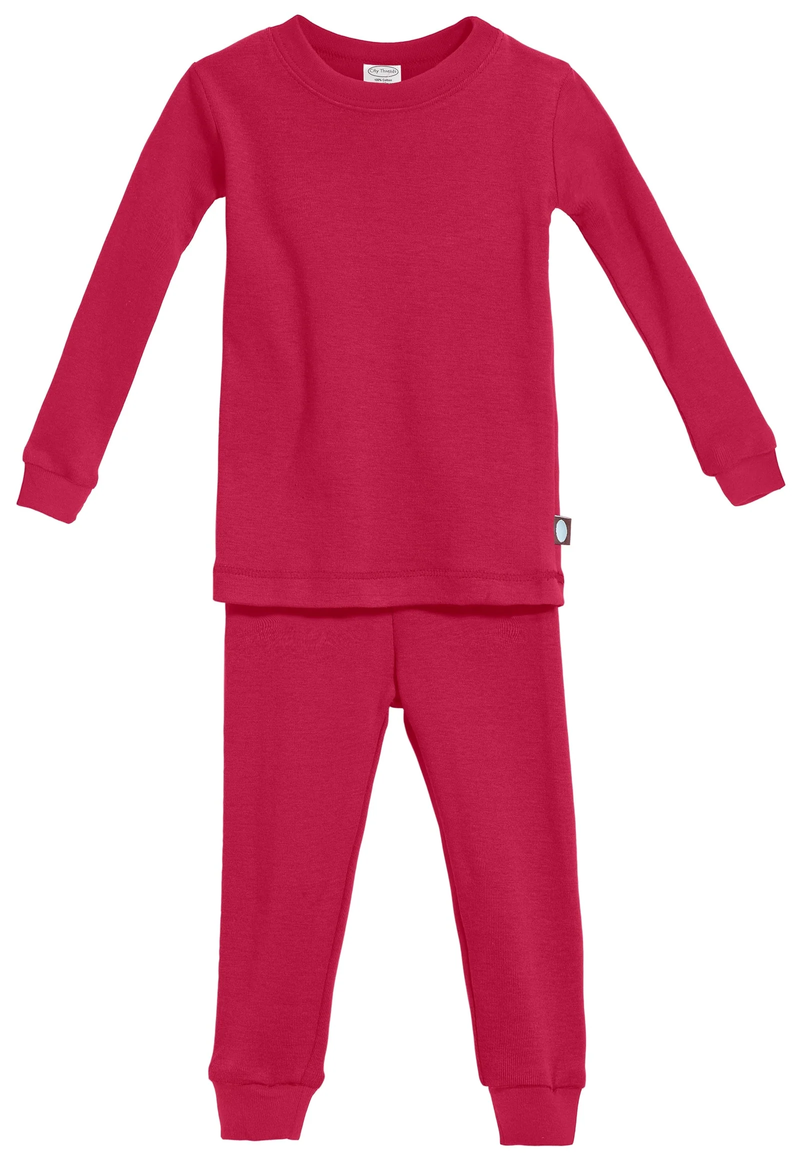 Boys and Girls Soft Organic Cotton Snug Fit Pajama Sets  | Candy Apple - Remutear