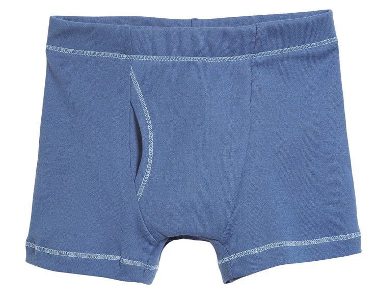 Boys Soft Cotton Boxer Brief| Denim Blue - Remutear