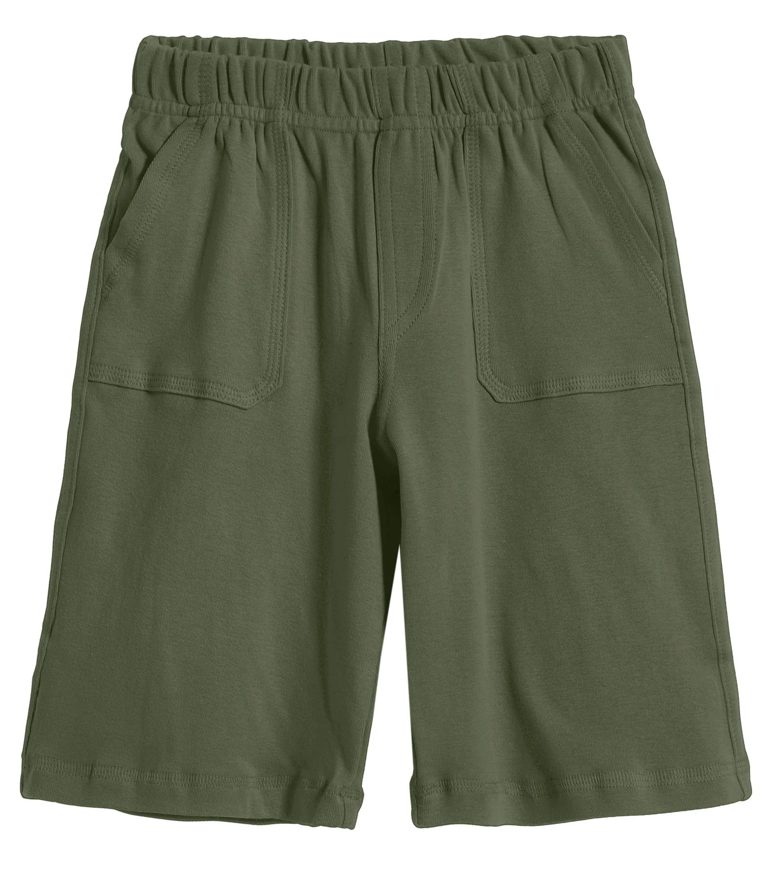 Boys Soft Cotton UPF 50+ 3 -Pocket Jersey Shorts | Turtle - Remutear