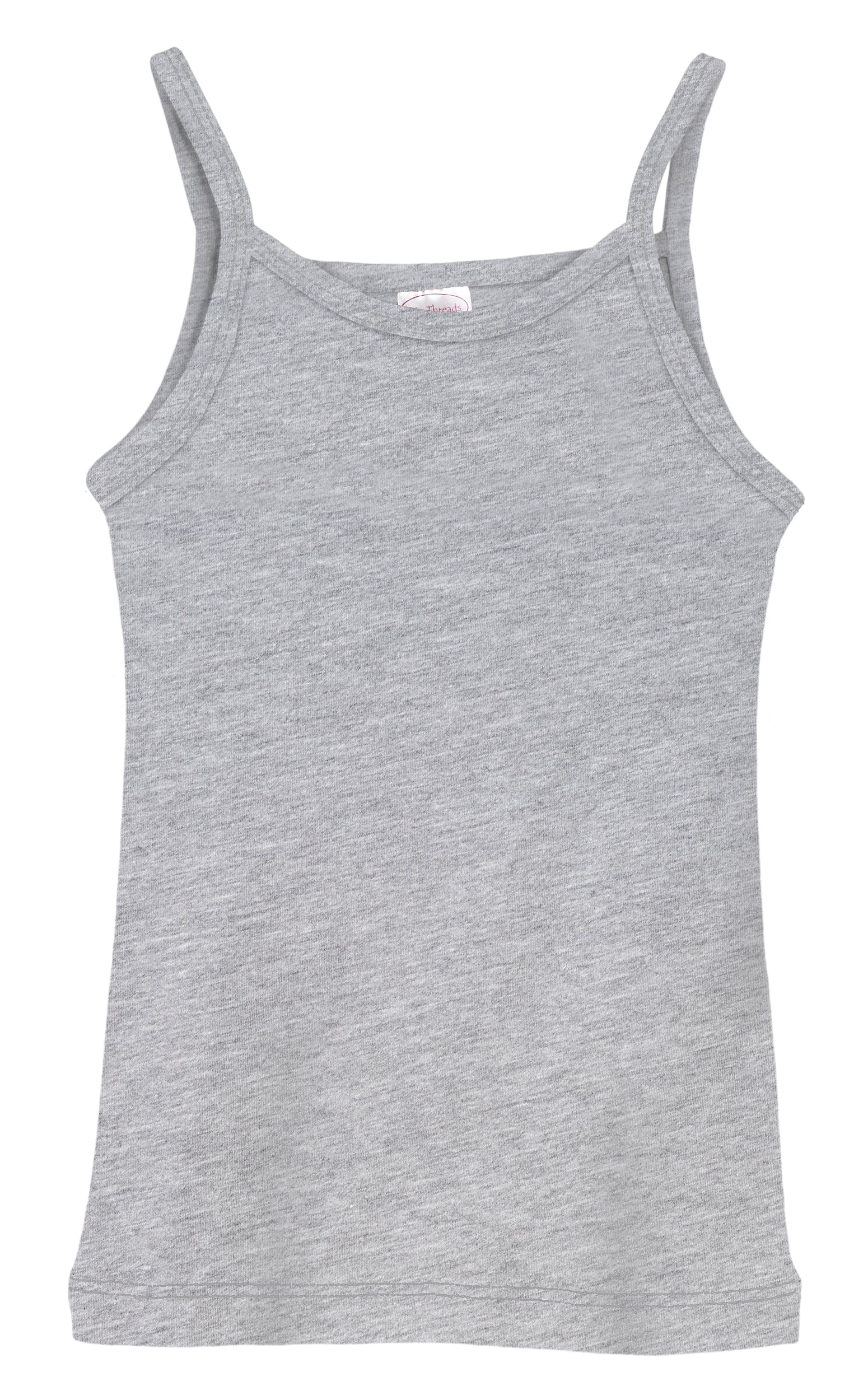 Girls Soft Cotton Camisole | Heather Gray - Remutear