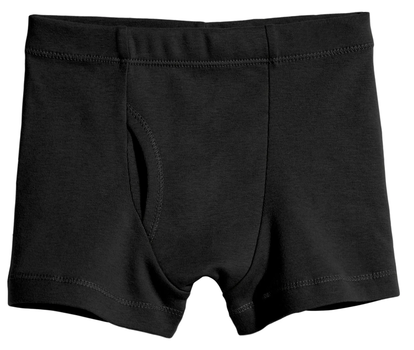 Boys Organic Cotton Boxer Brief | Black - Remutear