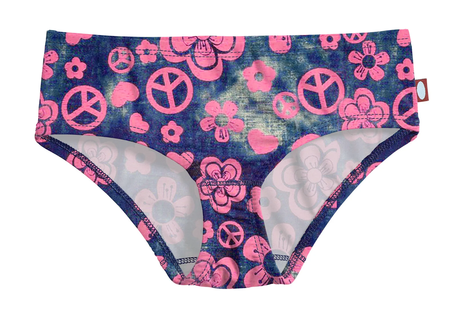 Girls UPF 50+ Printed Swim Briefs  | Woodstock - Remutear