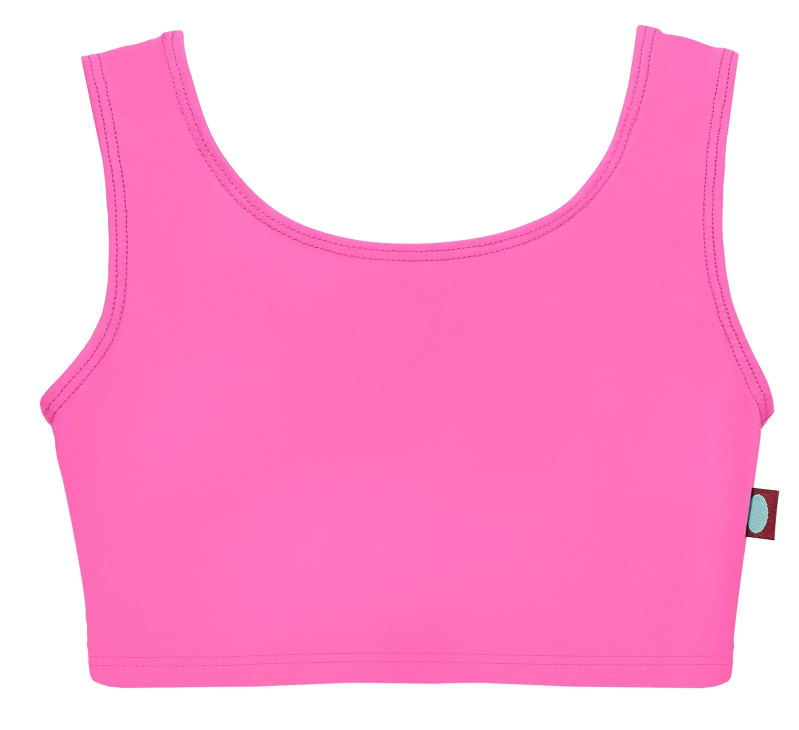 Girls UPF 50+ Bikini Swim Tank | Medium Pink - Remutear