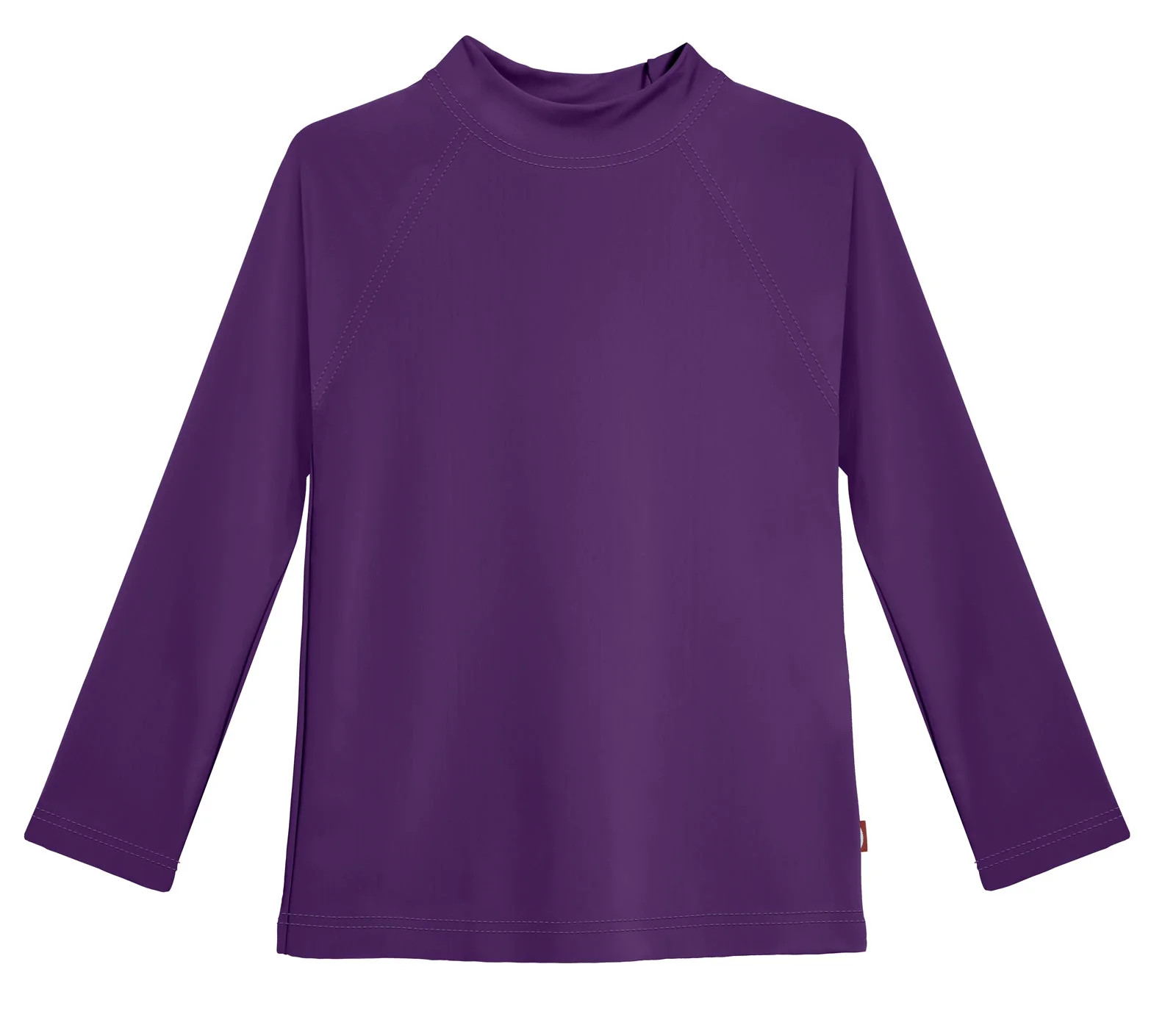 Girls Recycled Nylon UPF 50+ Long Sleeve Rashguard | Plum - Remutear