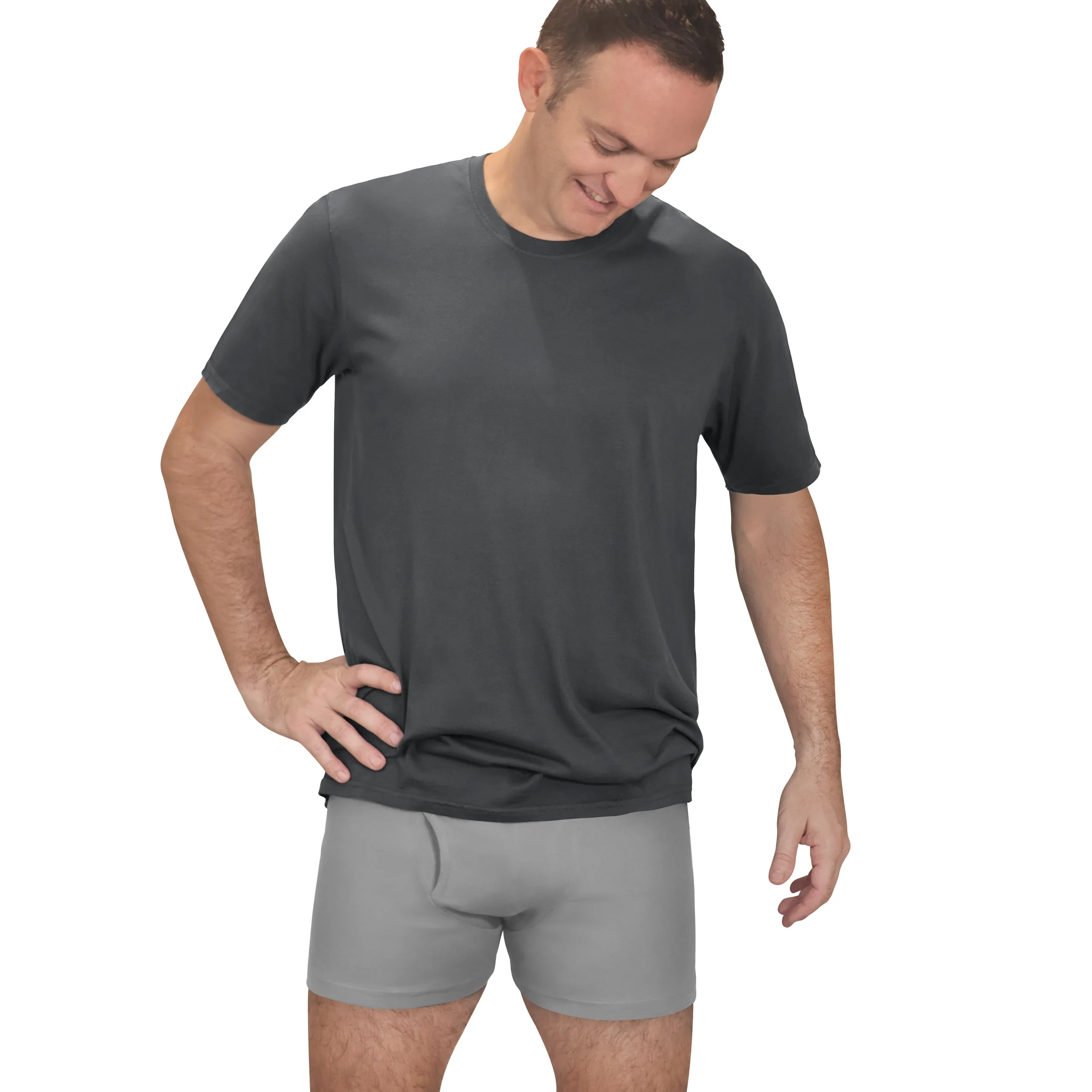 Men's Soft 100% Organic Cotton Boxer Briefs | Road - Remutear