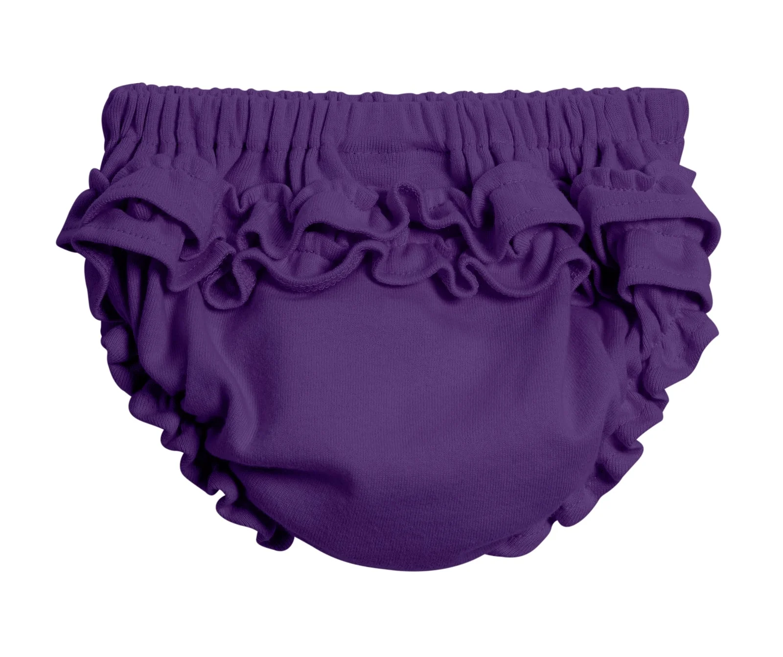 Girls Soft Cotton Ruffle Diaper Cover | Purple - Remutear