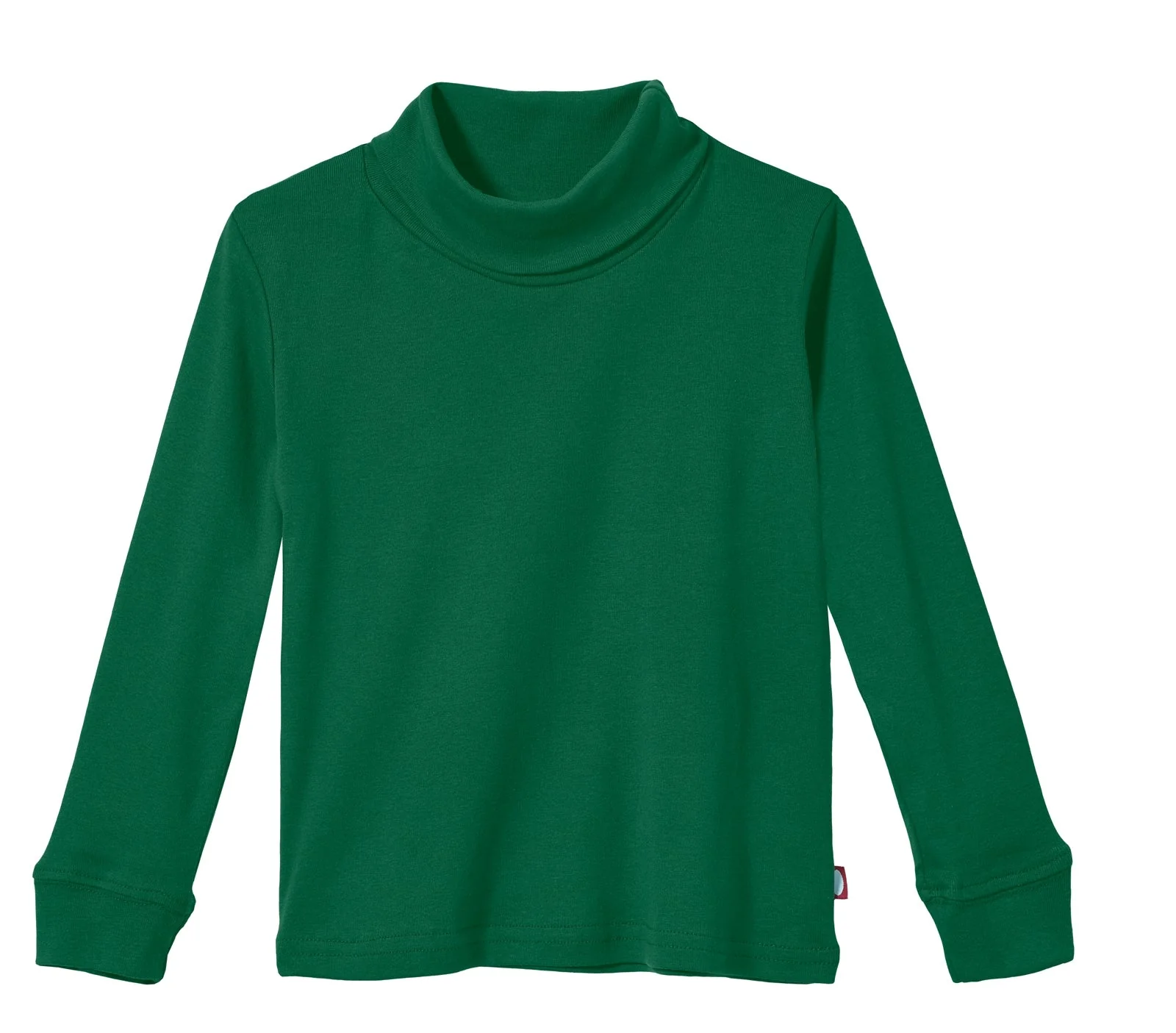 Boys and Girls Soft Cotton Turtleneck  | Forest Green - Remutear