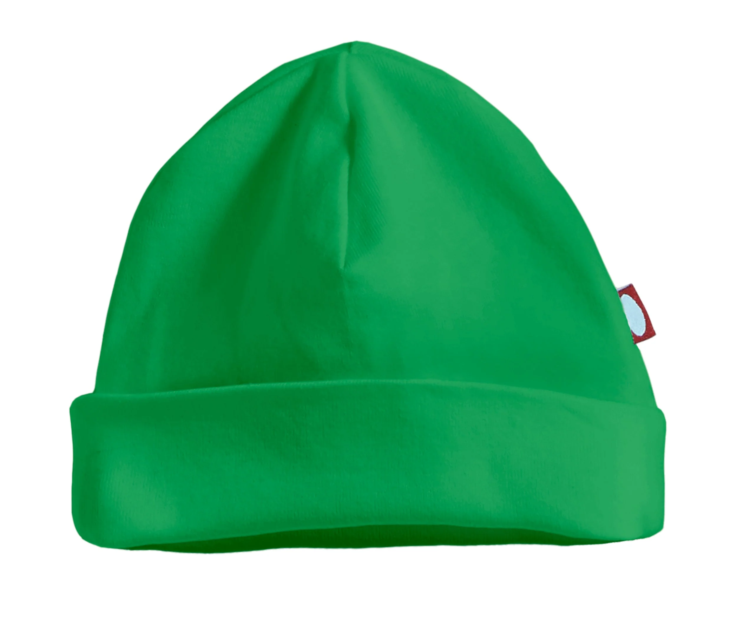 Super-Soft Organic Cotton Baby Rib Beanie Hat| Elf Green - Remutear