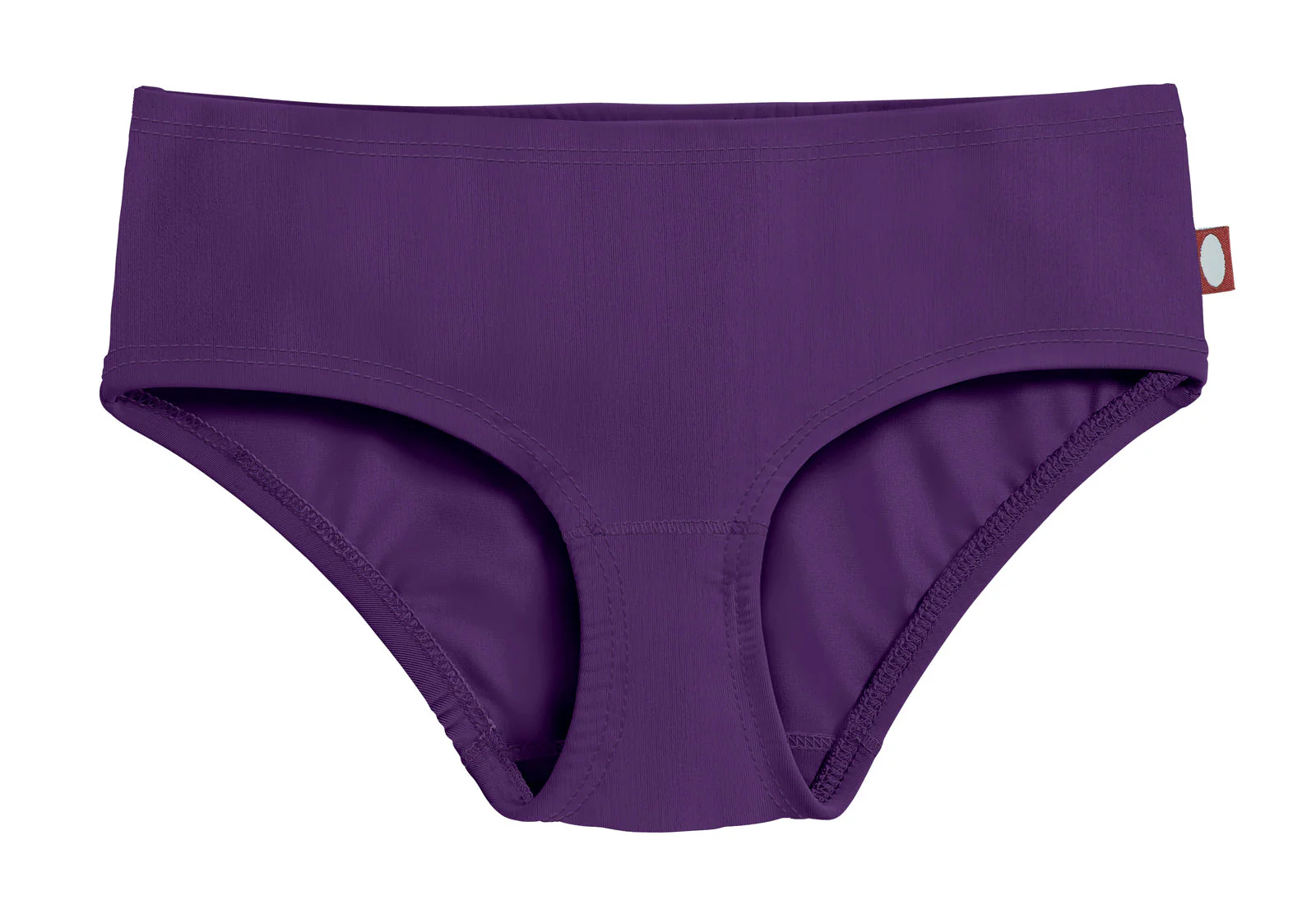 Girls Recycled Nylon UPF 50+ Swim Brief | Plum - Remutear